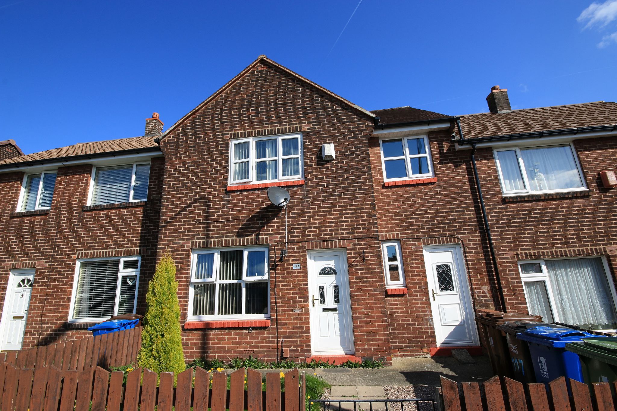 3 bedroom mid terraced house Let in Wigan - Photograph 1.