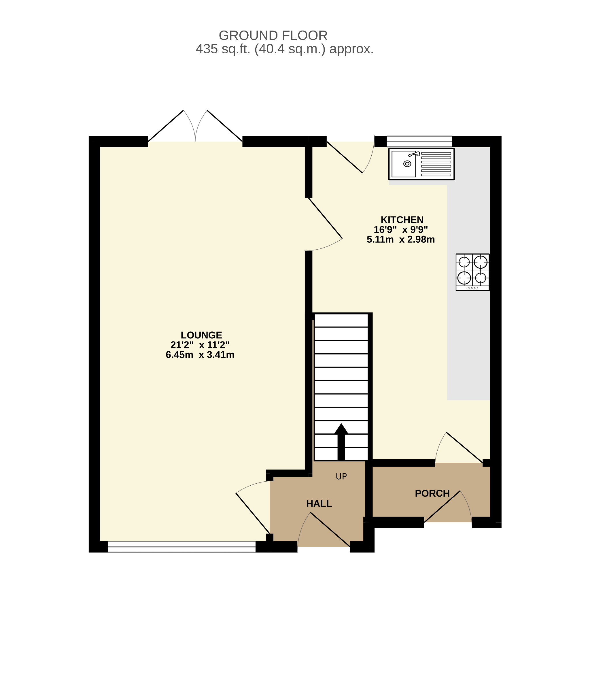 3 bedroom mid terraced house SSTC in Wigan - Floorplan 1.