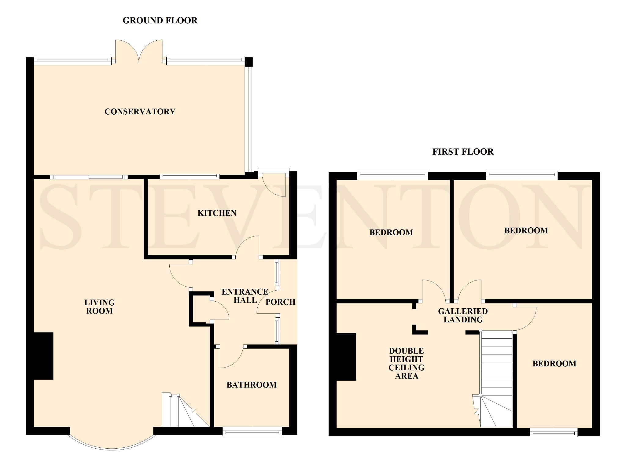 3 Bedroom Semi-detached House For Sale - Floorplan 1