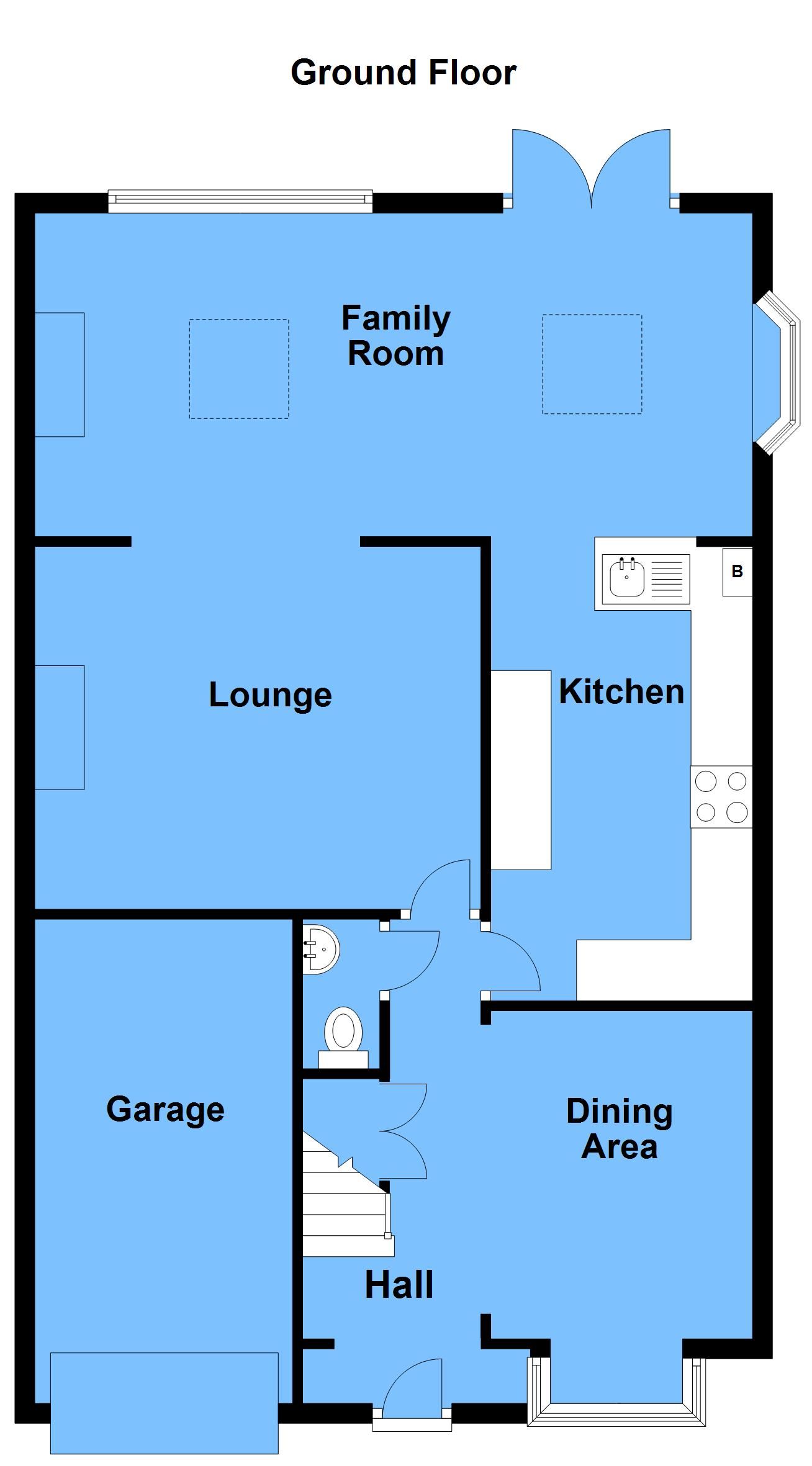 4 bedroom detached house For Sale Alcester - Ground Floor