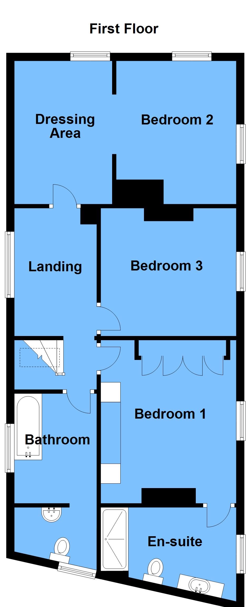 3 bedroom detached house For Sale Alcester - First Floor
