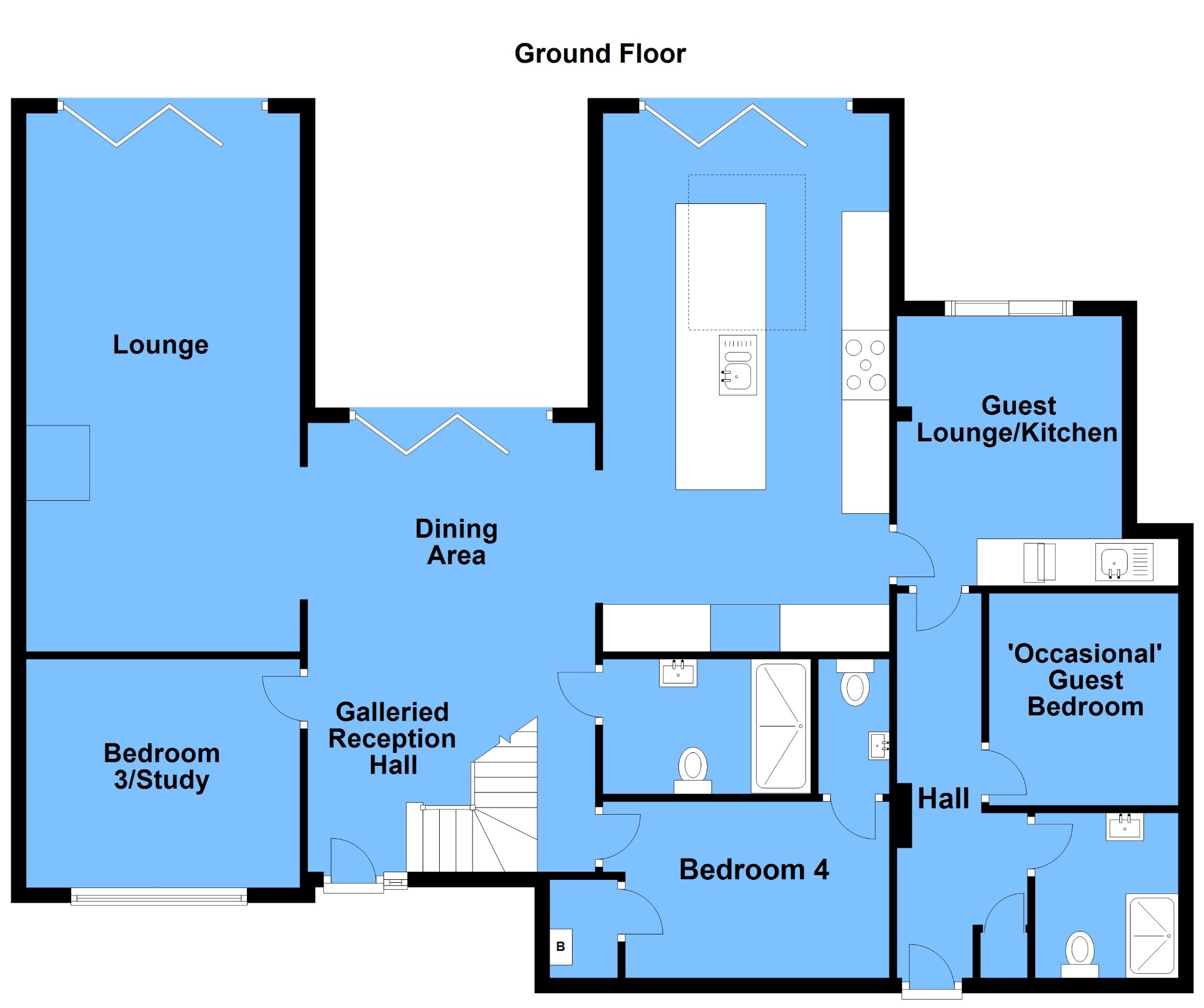 4 bedroom detached house For Sale Alcester - Ground Floor