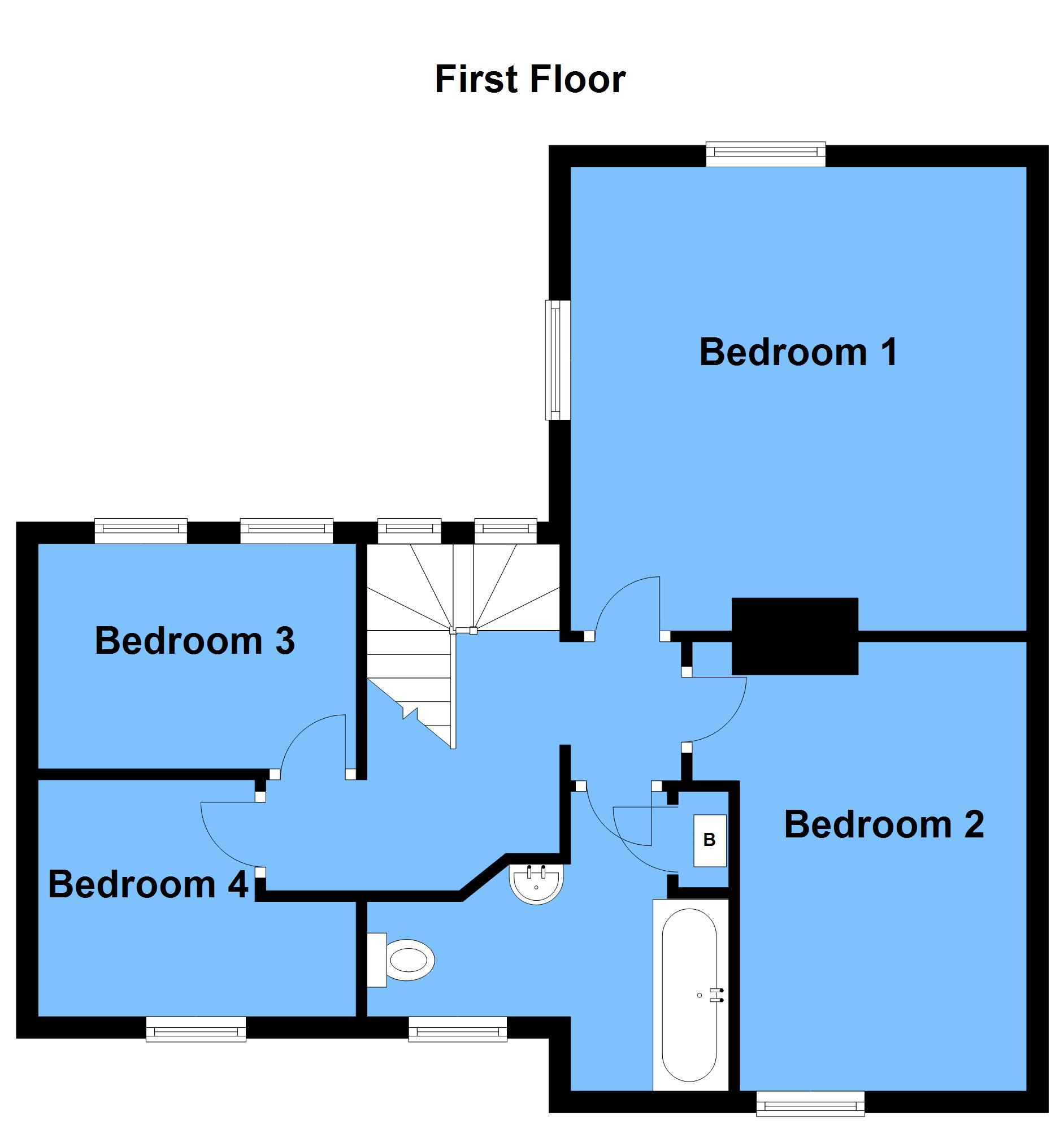 4 bedroom detached house For Sale Alcester - First Floor