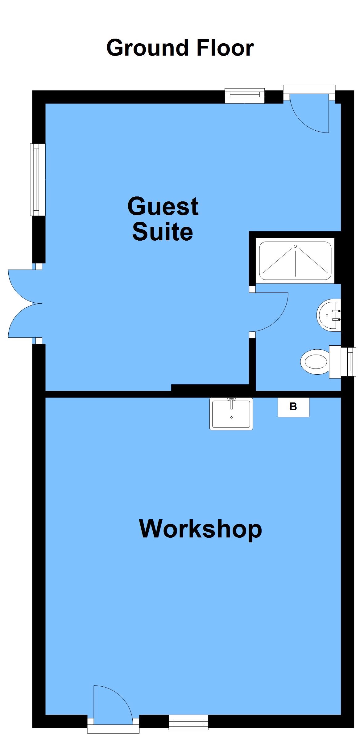 3 bedroom semi-detached house For Sale Alcester - Guest Suite