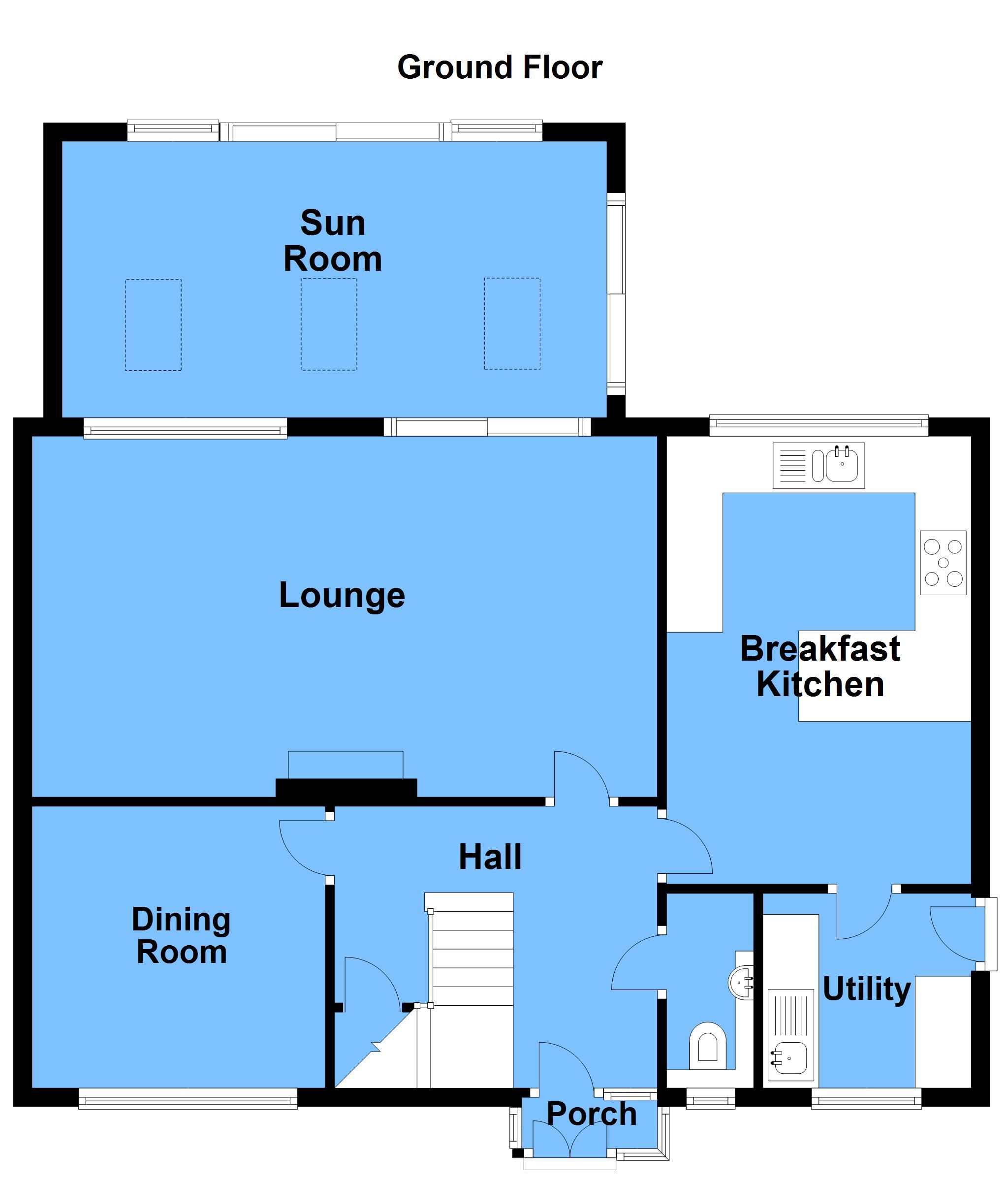 4 bedroom detached house For Sale in Kings Coughton, Alcester - Ground Floor