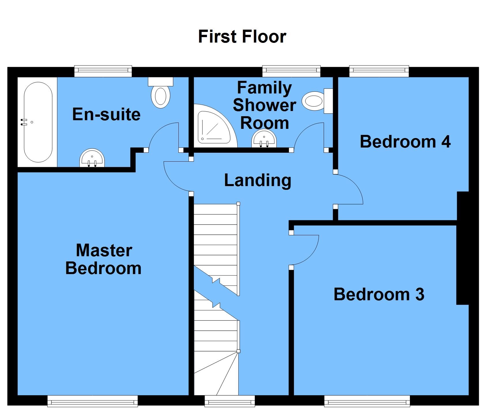 4 bedroom semi-detached house SSTC Alcester - First Floor