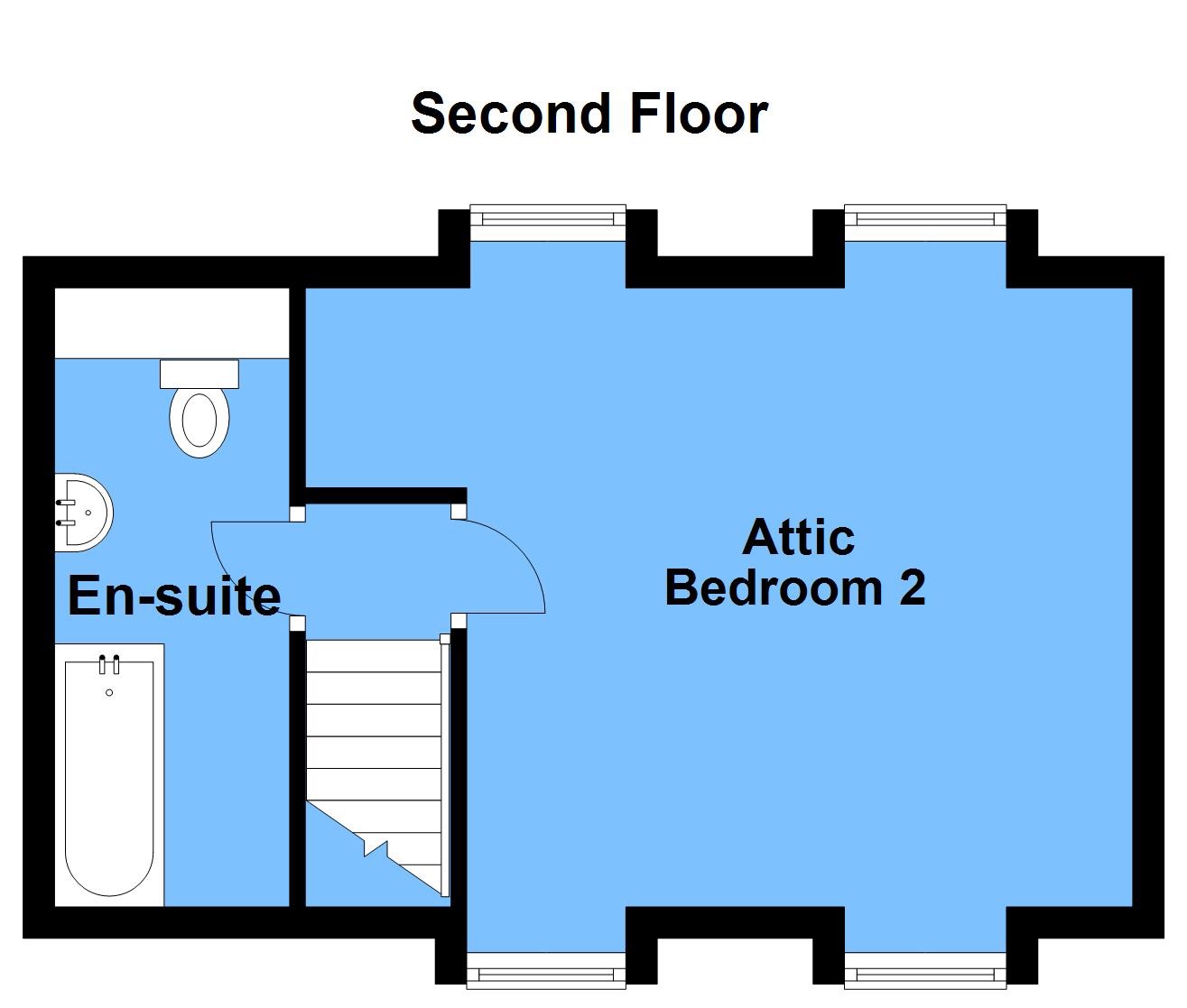 4 bedroom semi-detached house SSTC Alcester - Second Floor