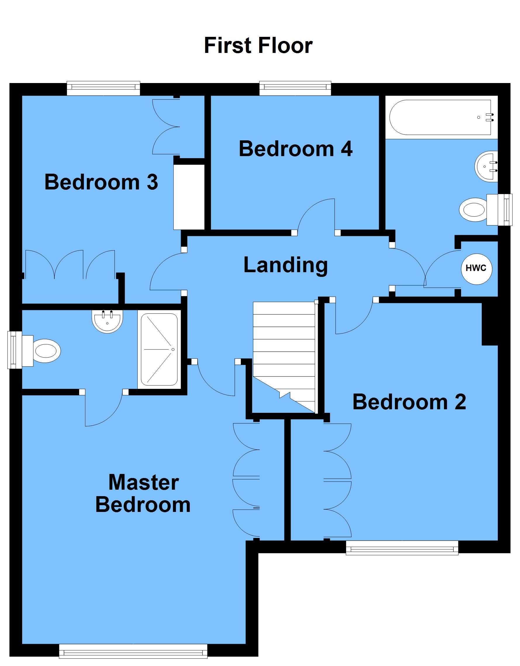 4 bedroom detached house For Sale Alcester - First Floor