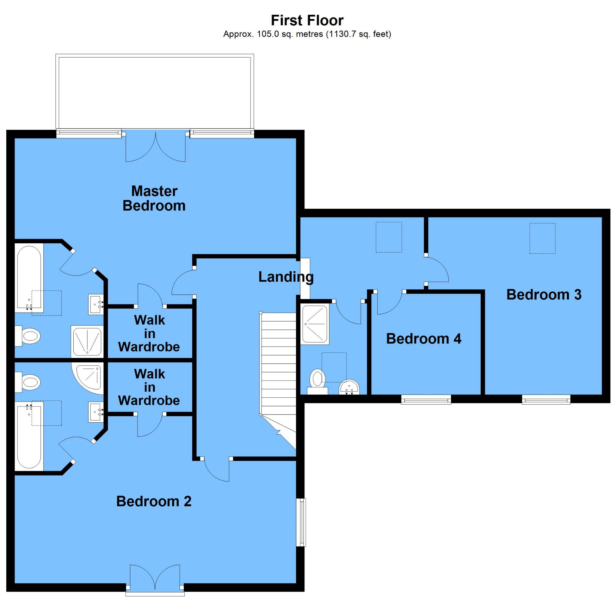 4 bedroom detached house For Sale in Broom, Bidford On Avon, Alcester - First Floor