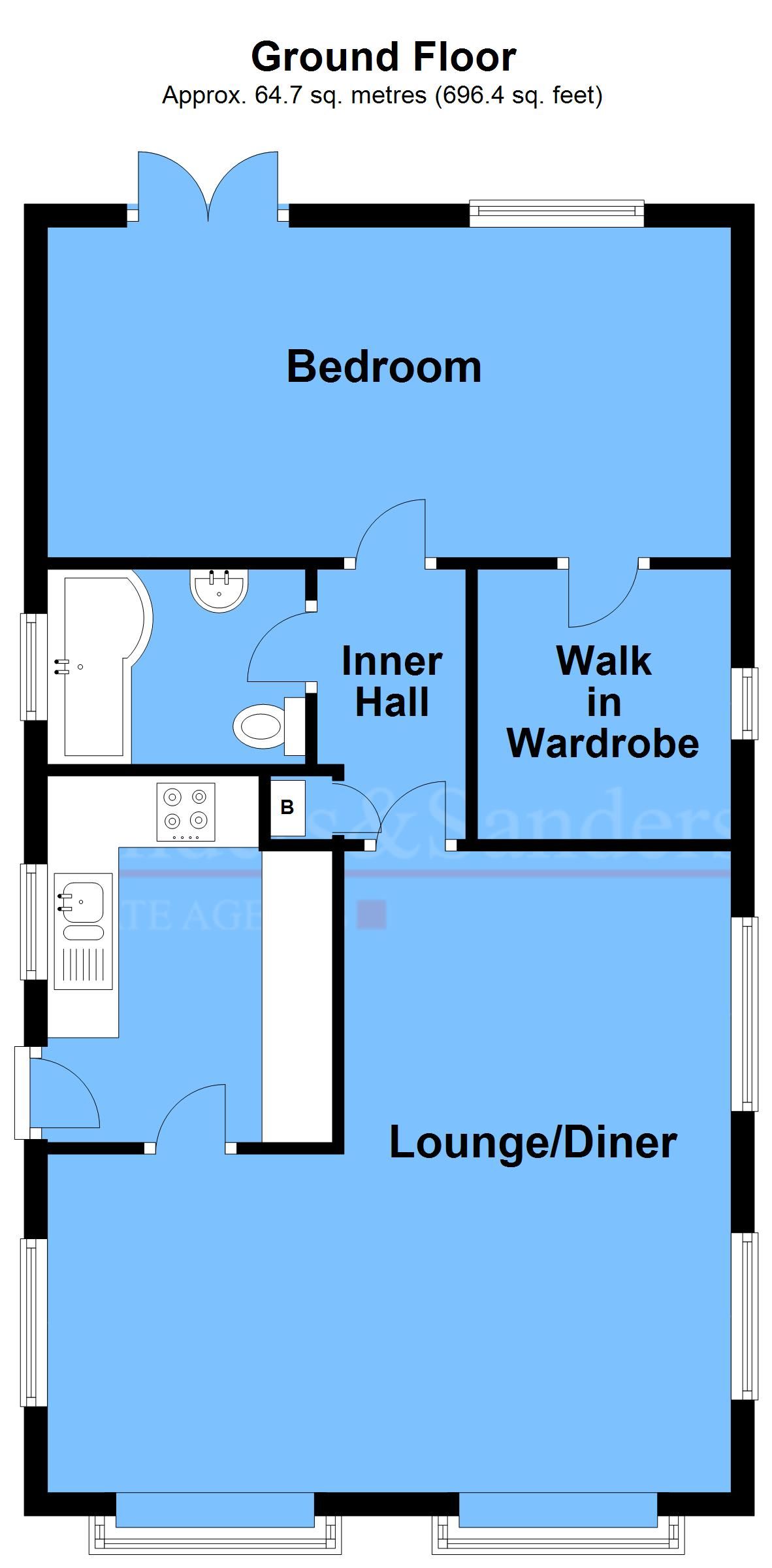 3 bedroom park home house For Sale in Wilmcote, Stratford-upon-avon - Floor Plan