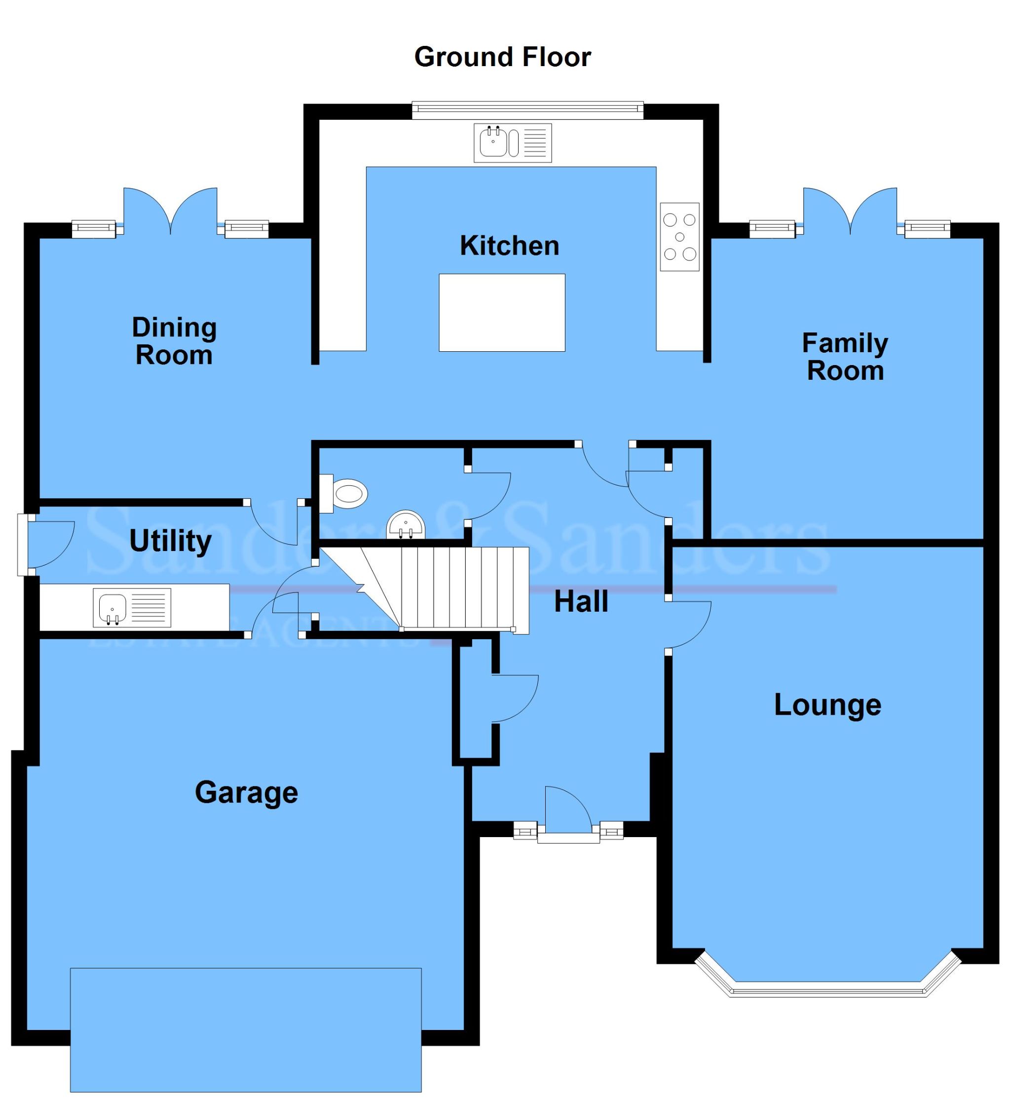 4 bedroom detached house For Sale Alcester - Ground Floor