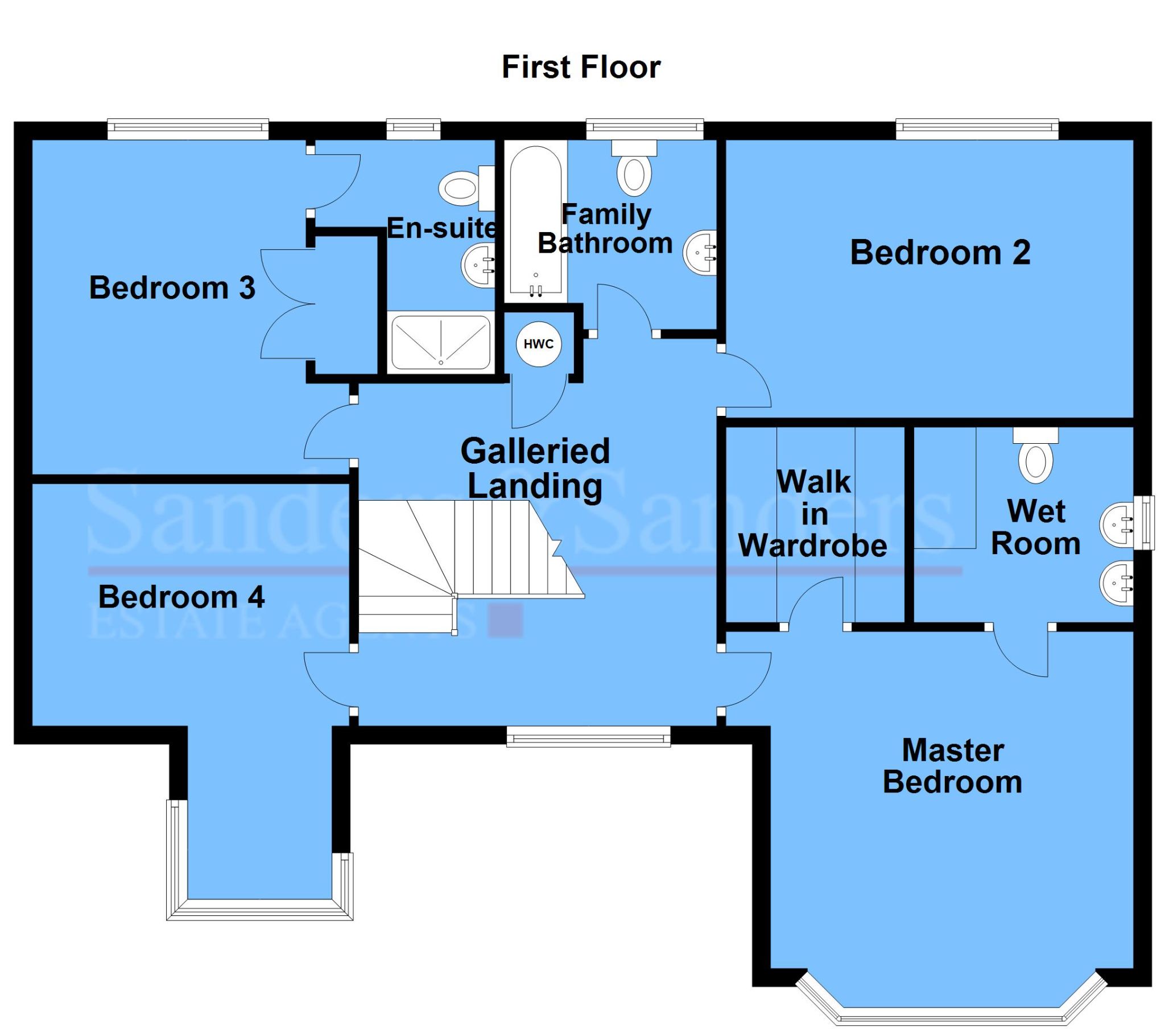 4 bedroom detached house For Sale Alcester - First Floor
