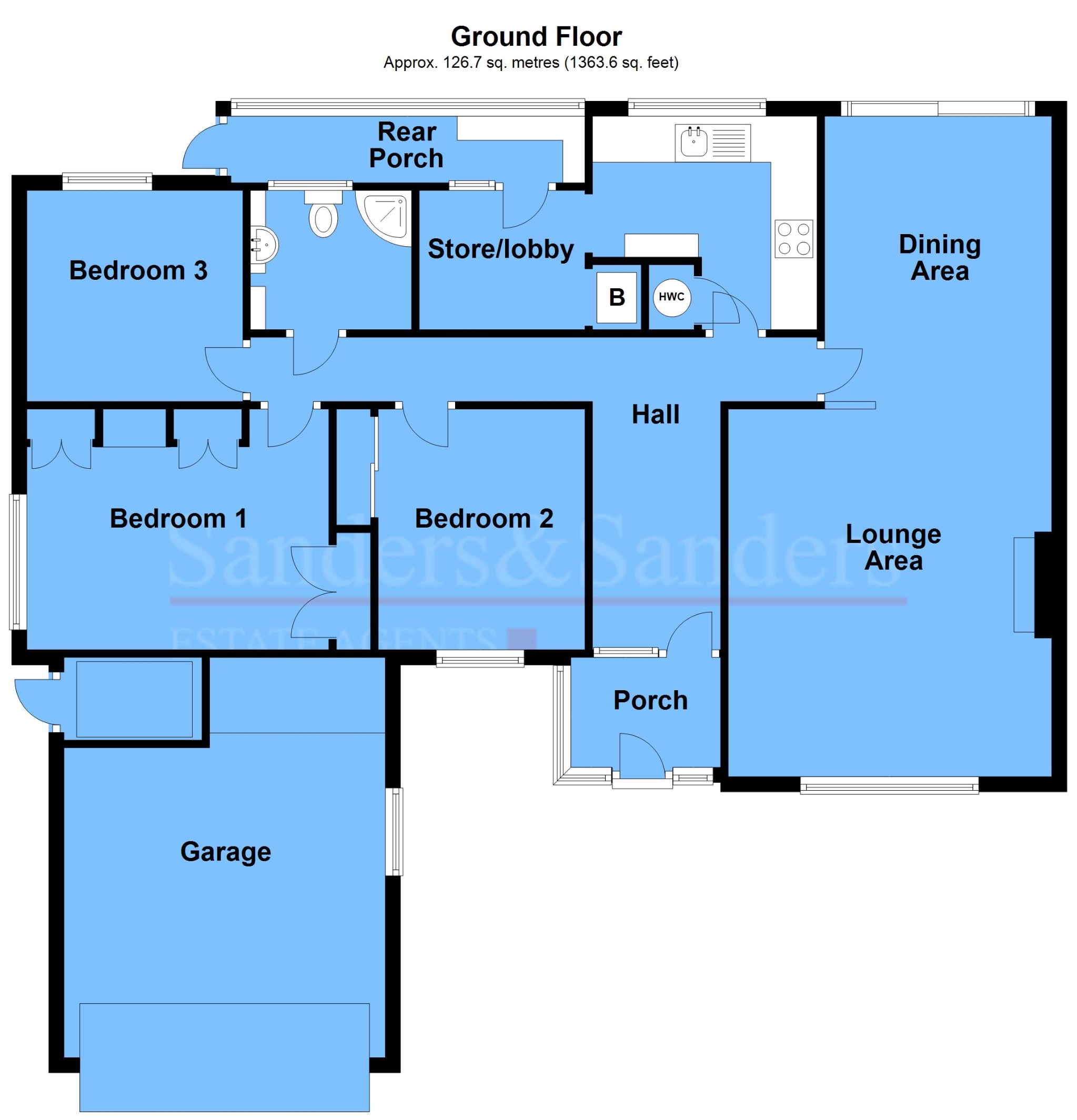 3 bedroom detached bungalow Reserved in Cookhill, Alcester - Ground Floor