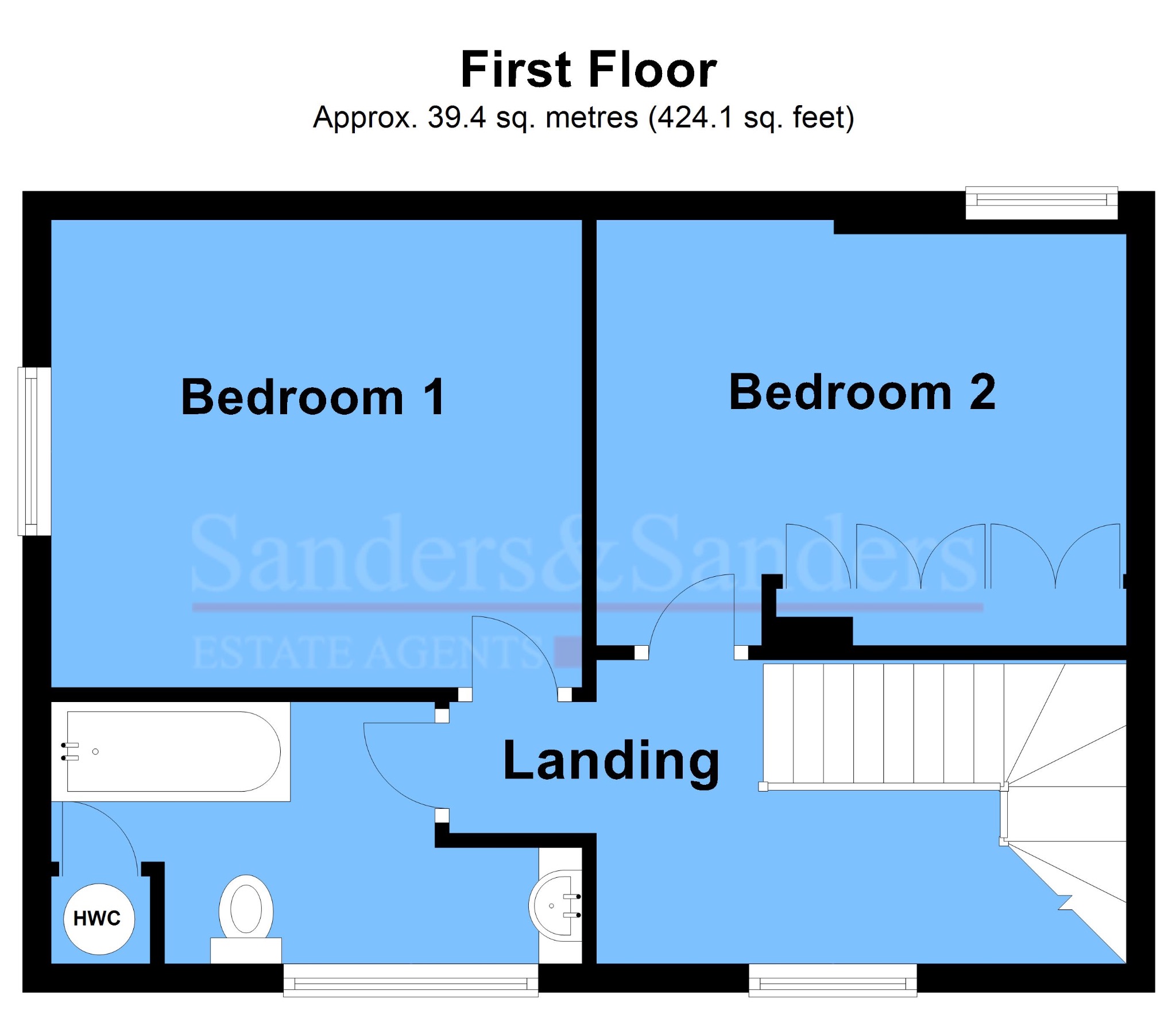 2 bedroom cottage house SSTC in Arrow, Alcester - First Floor
