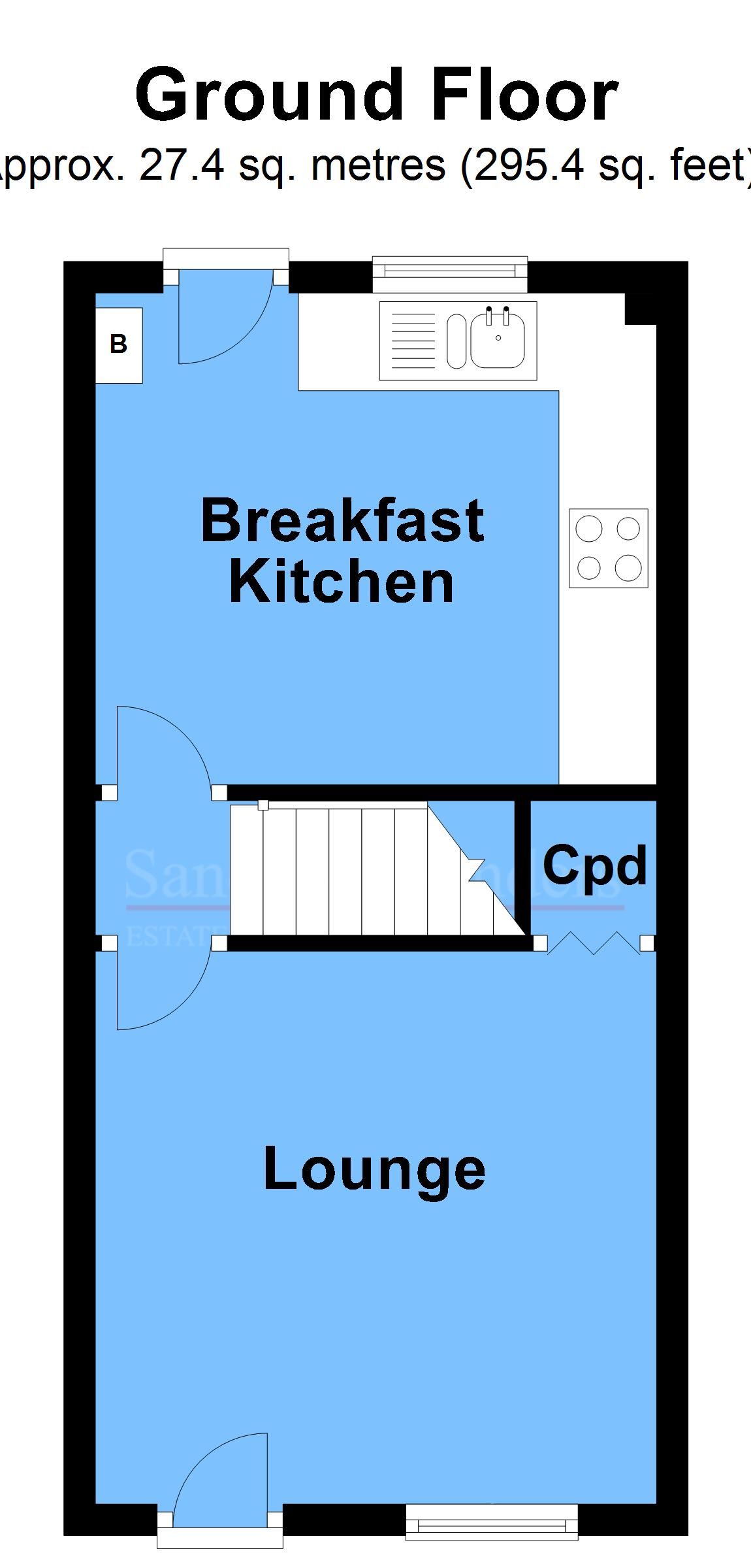 2 bedroom semi-detached house For Sale Alcester - Ground Floor