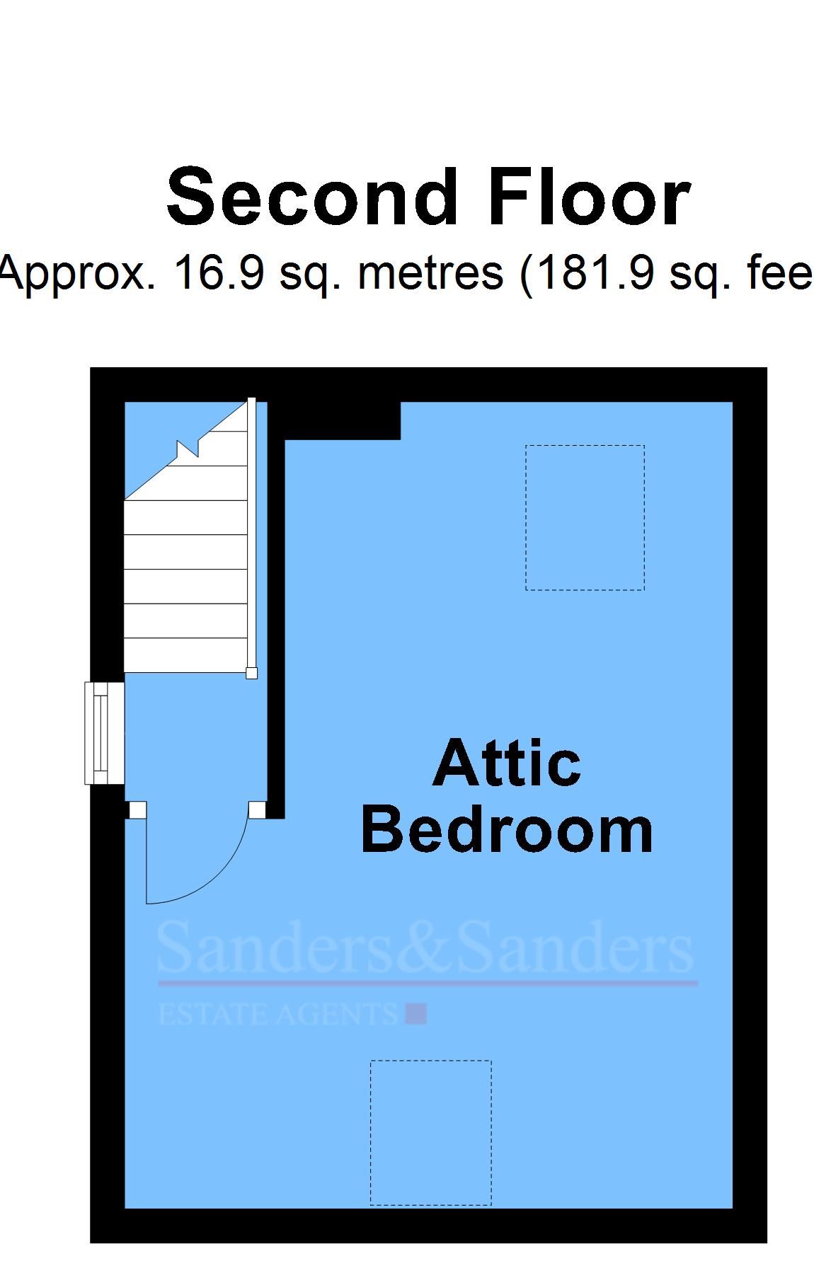 2 bedroom semi-detached house For Sale Alcester - Second Floor