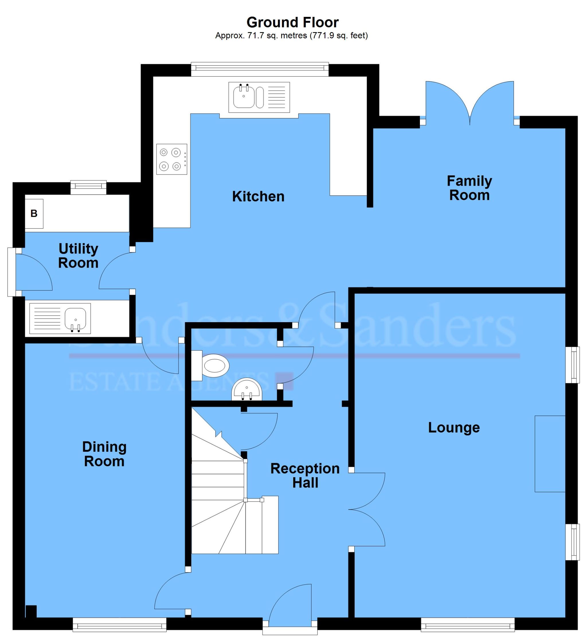 4 bedroom detached house SSTC in Bidford-on-avon, Alcester - Ground Floor