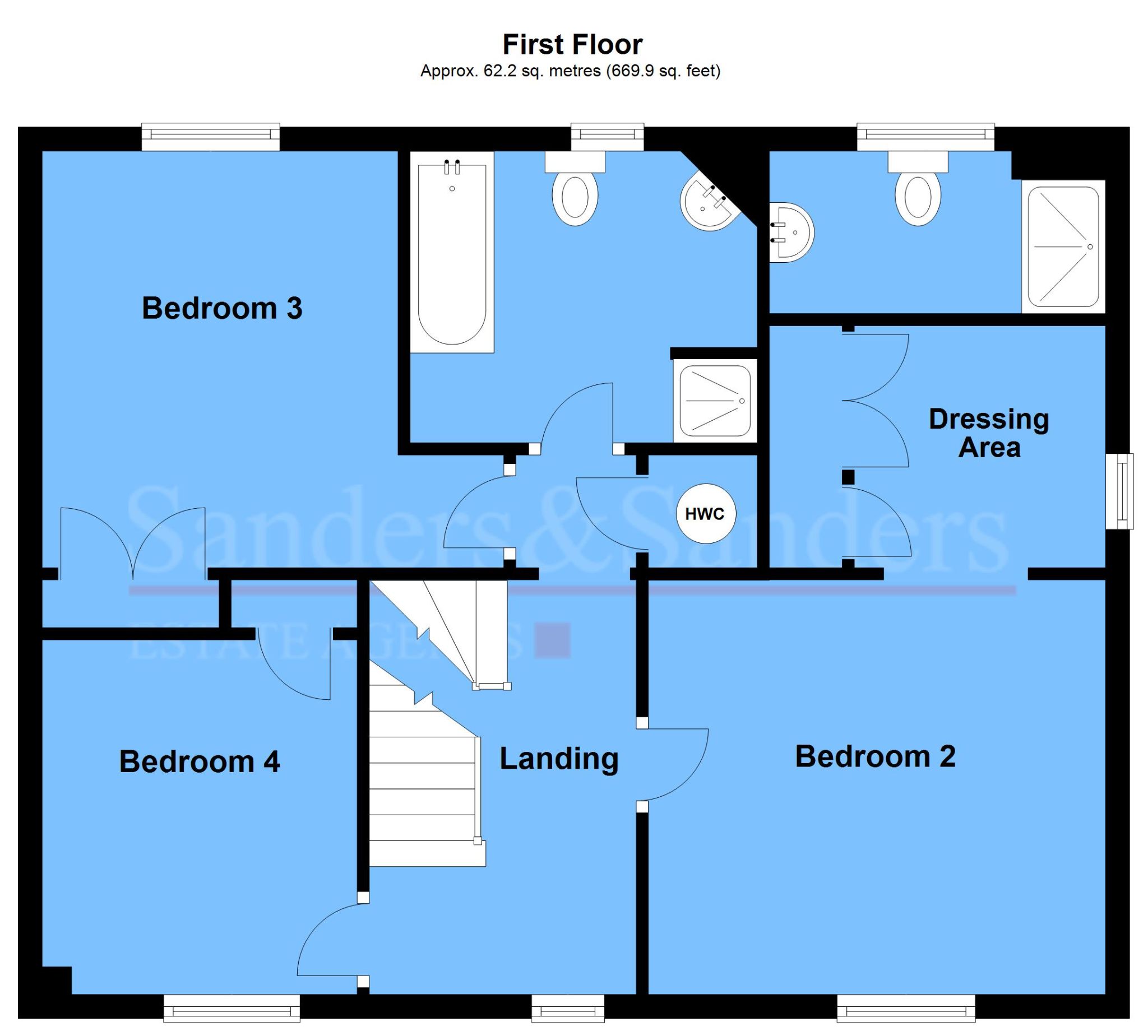 4 bedroom detached house SSTC in Bidford-on-avon, Alcester - First Floor
