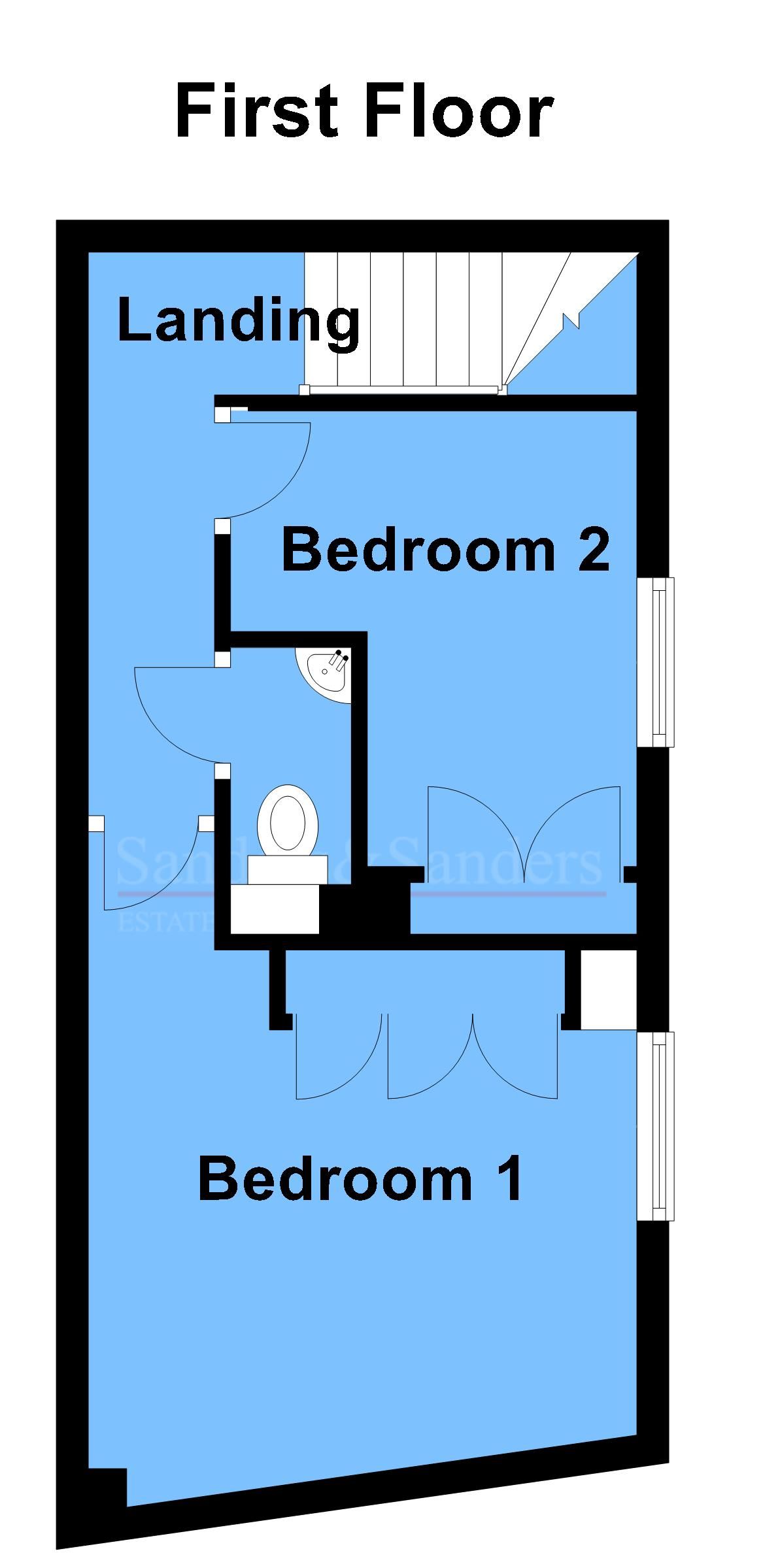 2 bedroom cottage house SSTC Alcester - First Floor