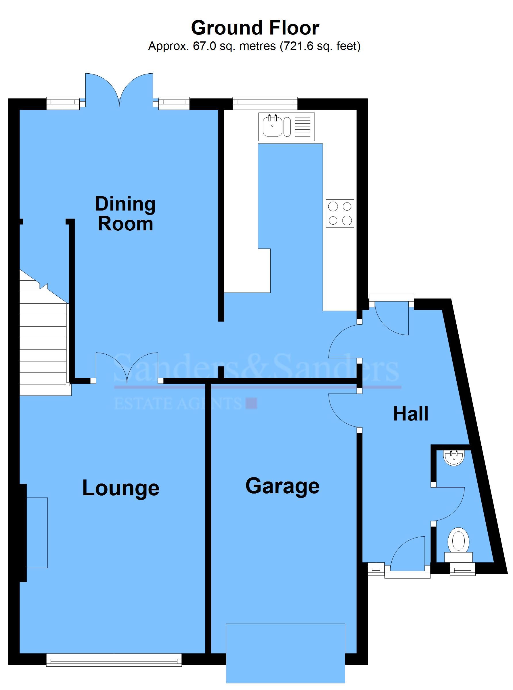 3 bedroom semi-detached house SSTC in Matchborough West, Redditch - Ground Floor