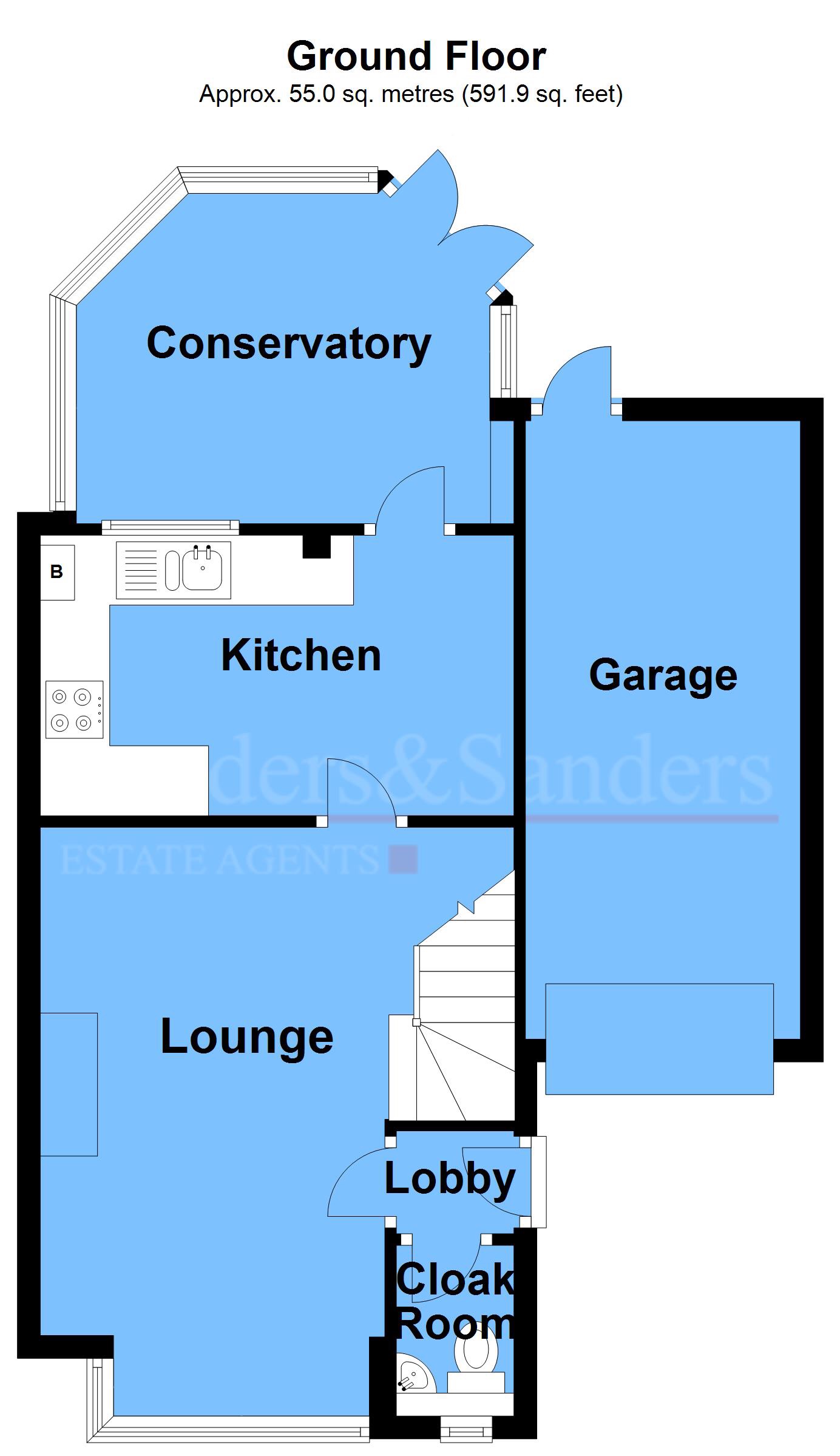 3 bedroom link detached house SSTC in Bidford-on-avon, Alcester - Ground Floor