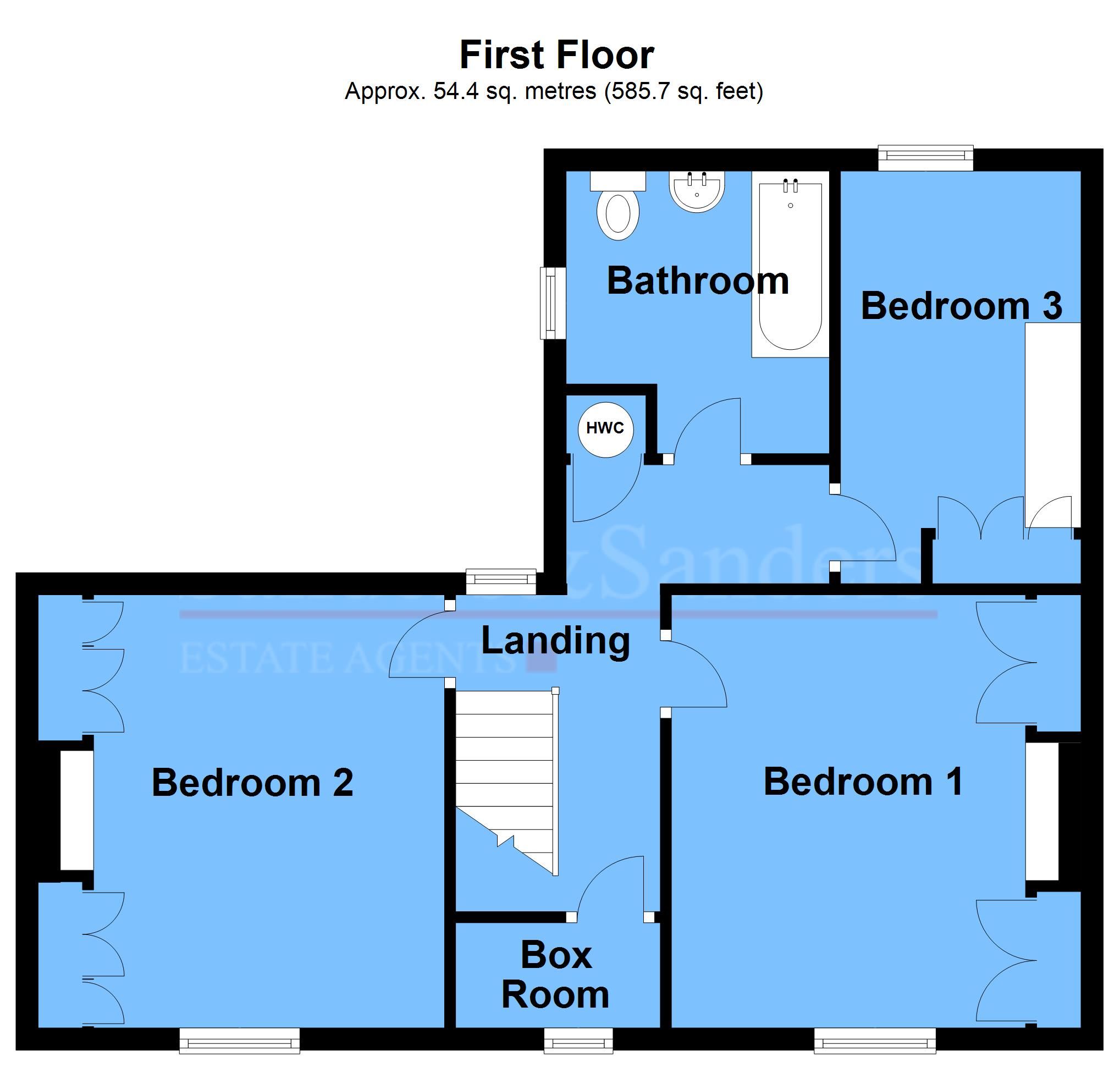 3 bedroom detached house SSTC in Bidford-on-avon, Alcester - First Floor