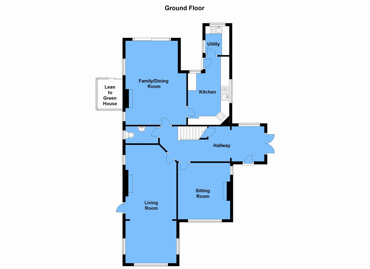 4 bedroom detached house SSTC Alcester - Floorplan 1