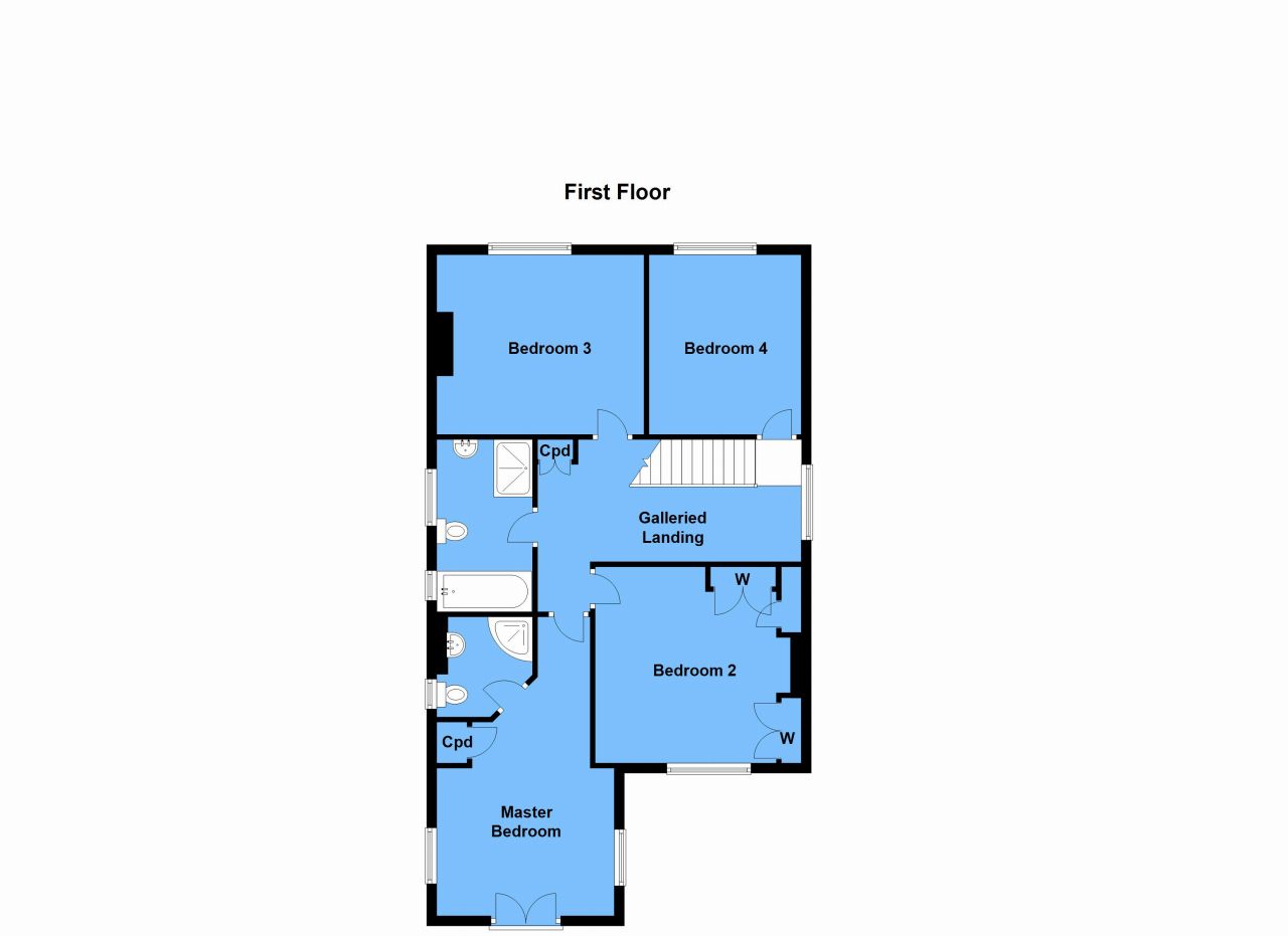 4 bedroom detached house SSTC Alcester - Floorplan 2