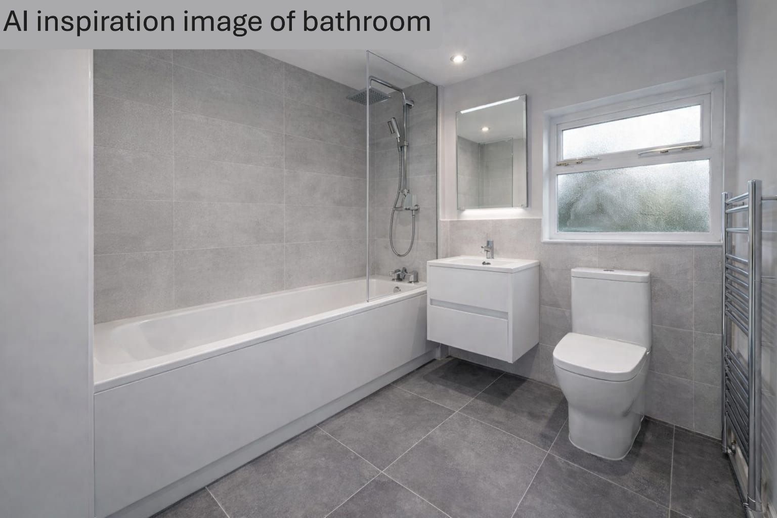  - AI inspiration image of bathroom