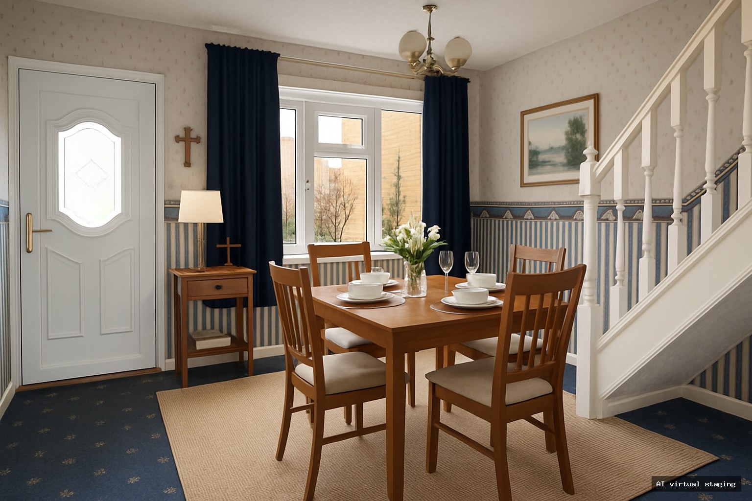  - Dining Room (AI virtual staging)