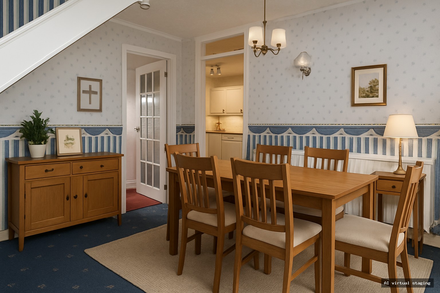  - Dining Room (AI virtual staging)