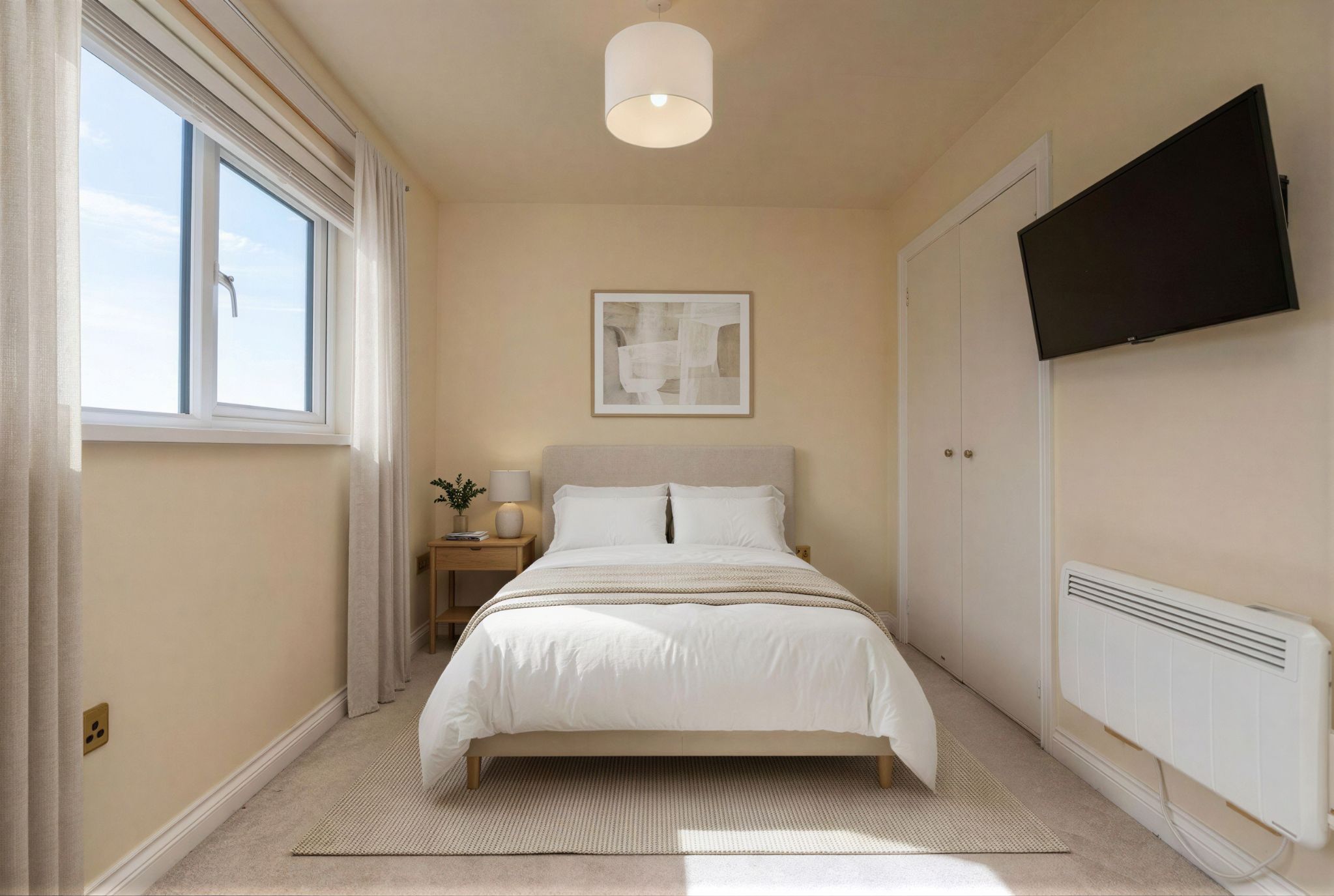  - Virtual stage image of bedroom