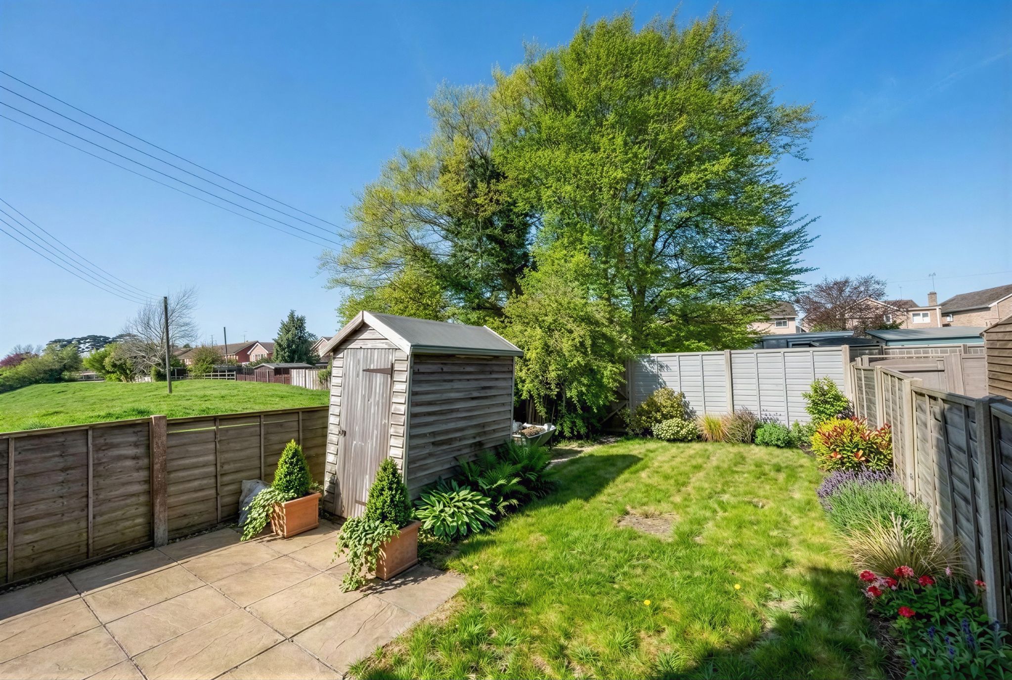  - Virtual stage image of garden