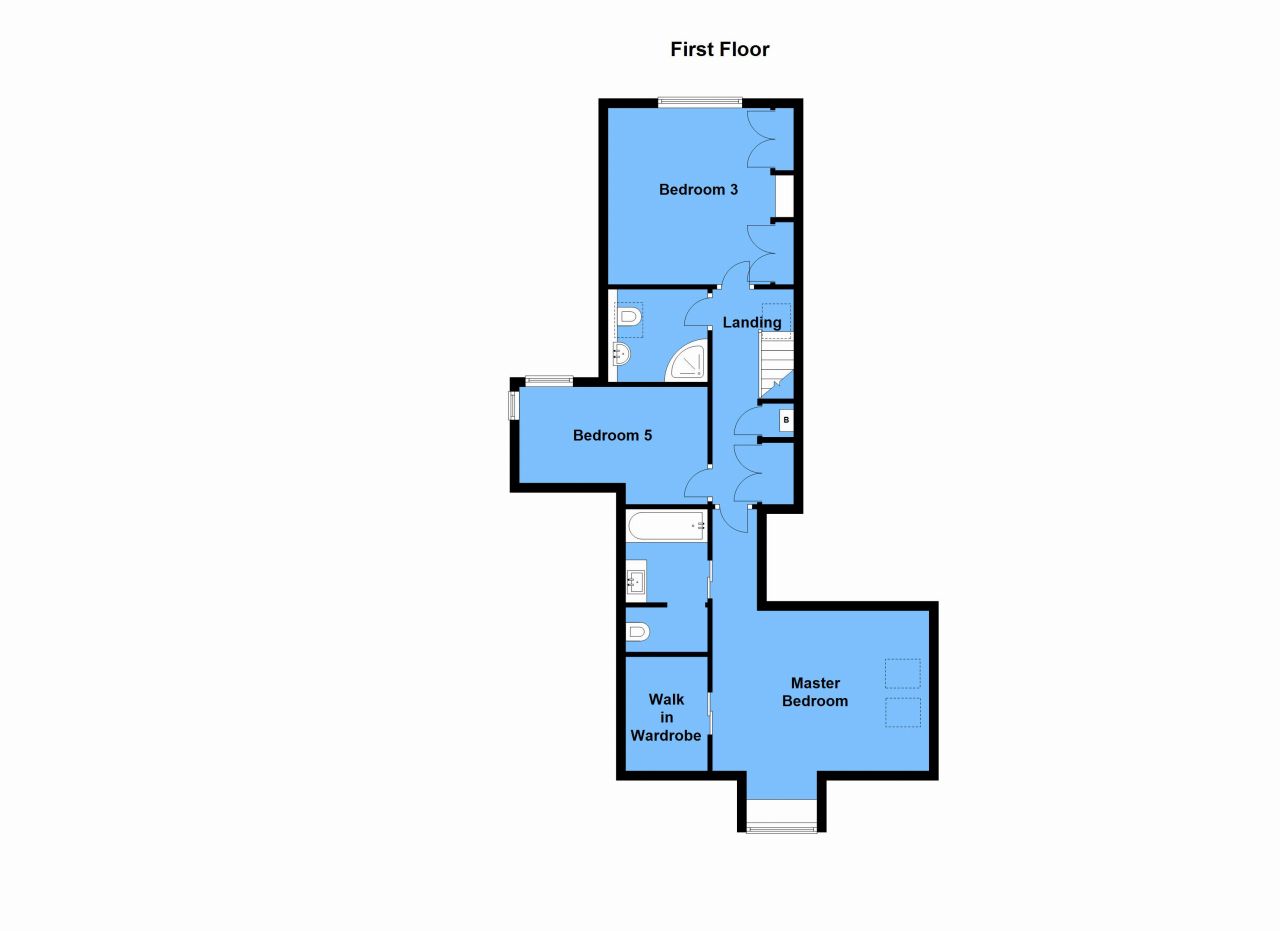 5 bedroom detached house SSTC in Kings Coughton, Alcester - Floorplan 2