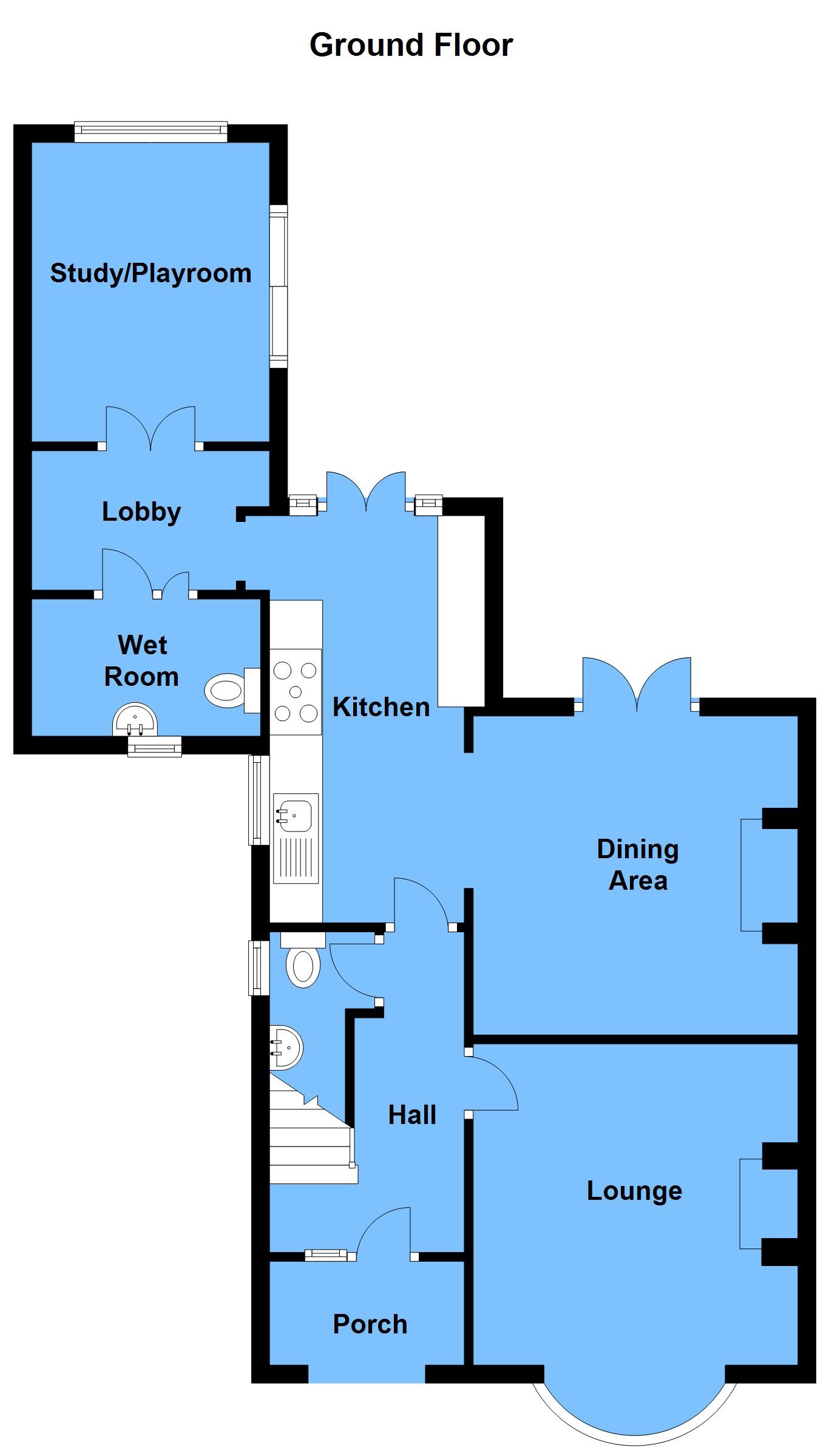 3 bedroom detached house SSTC Alcester - Ground Floor