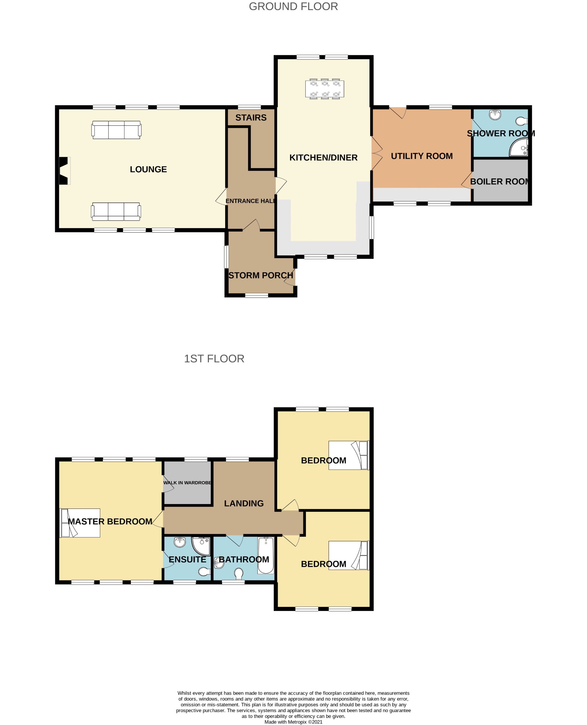 3 bedroom detached house For Sale in Todmorden - Floorplan 1.