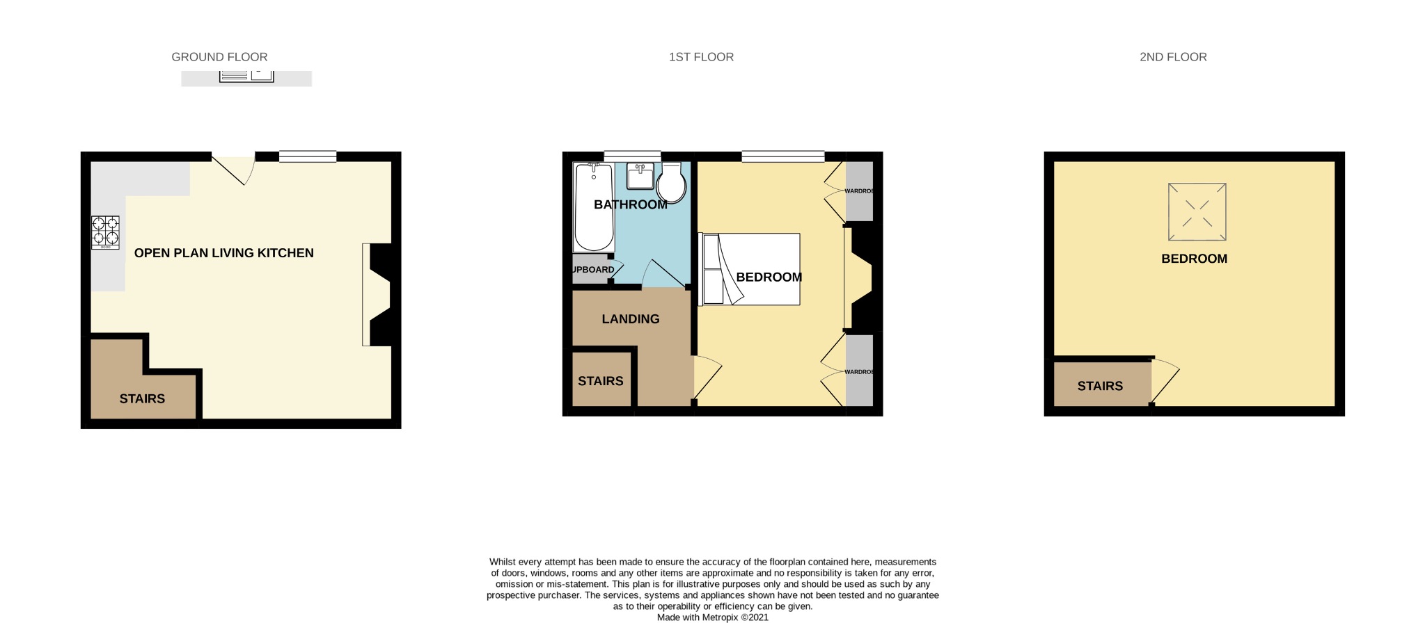 2 bedroom end terraced house For Sale in Todmorden - Floorplan 1.