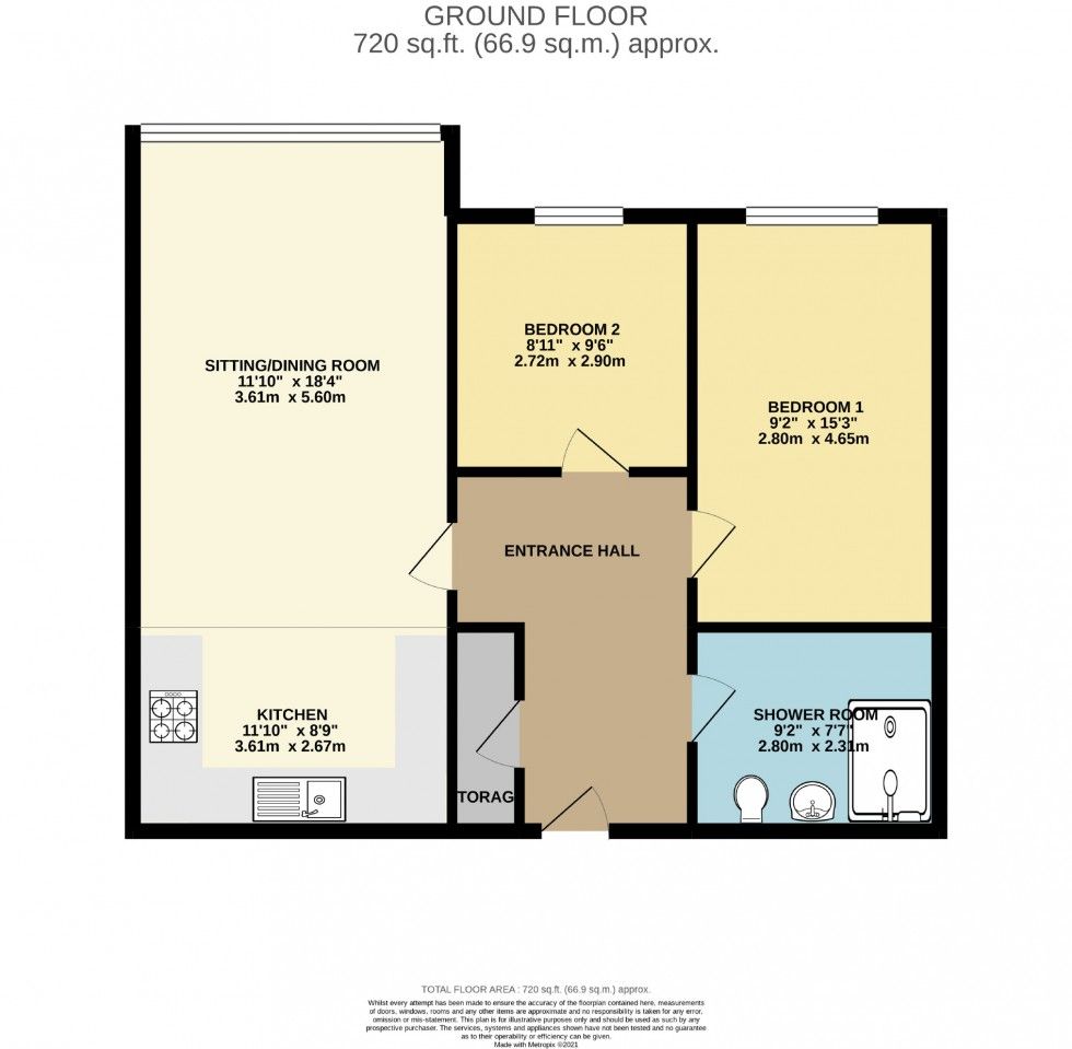 2 bedroom apartment flat/apartment For Sale in Manchester - Floorplan 1.