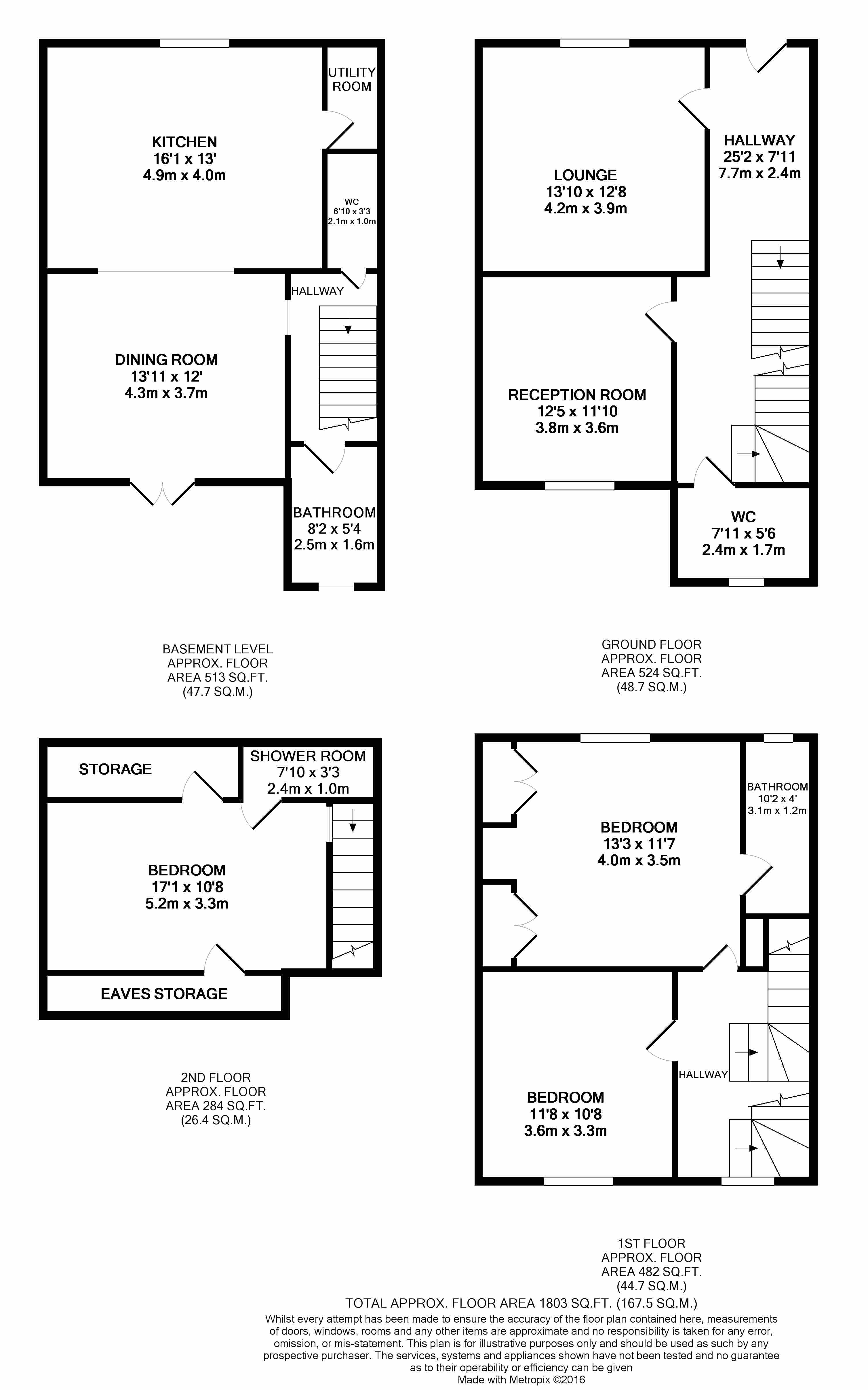 3 bedroom semi-detached house For Sale in Ipswich - Floorplan 1