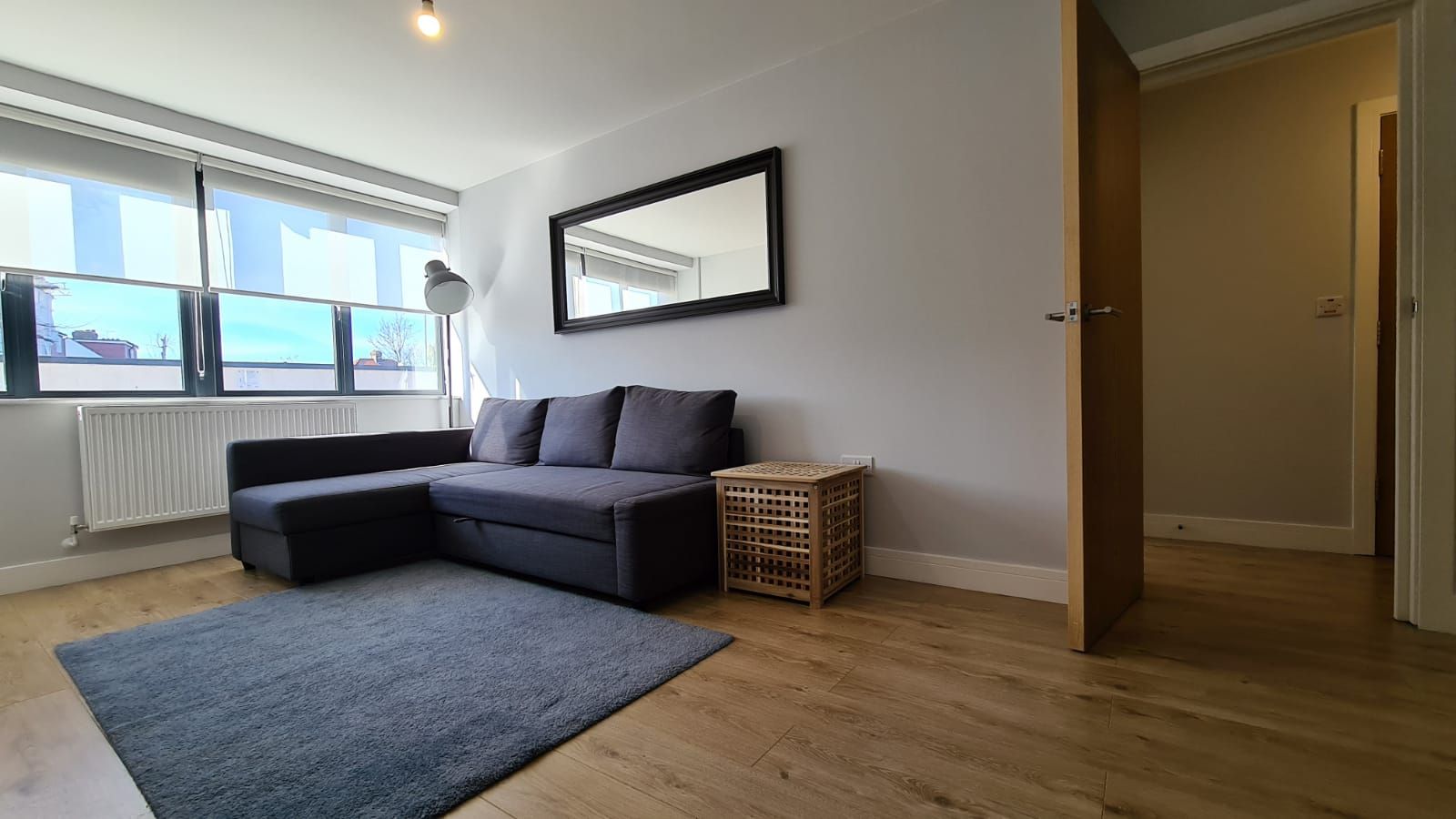 1 bedroom flat flat/apartment To Let in Kingsbury - Living Room Wood flooring