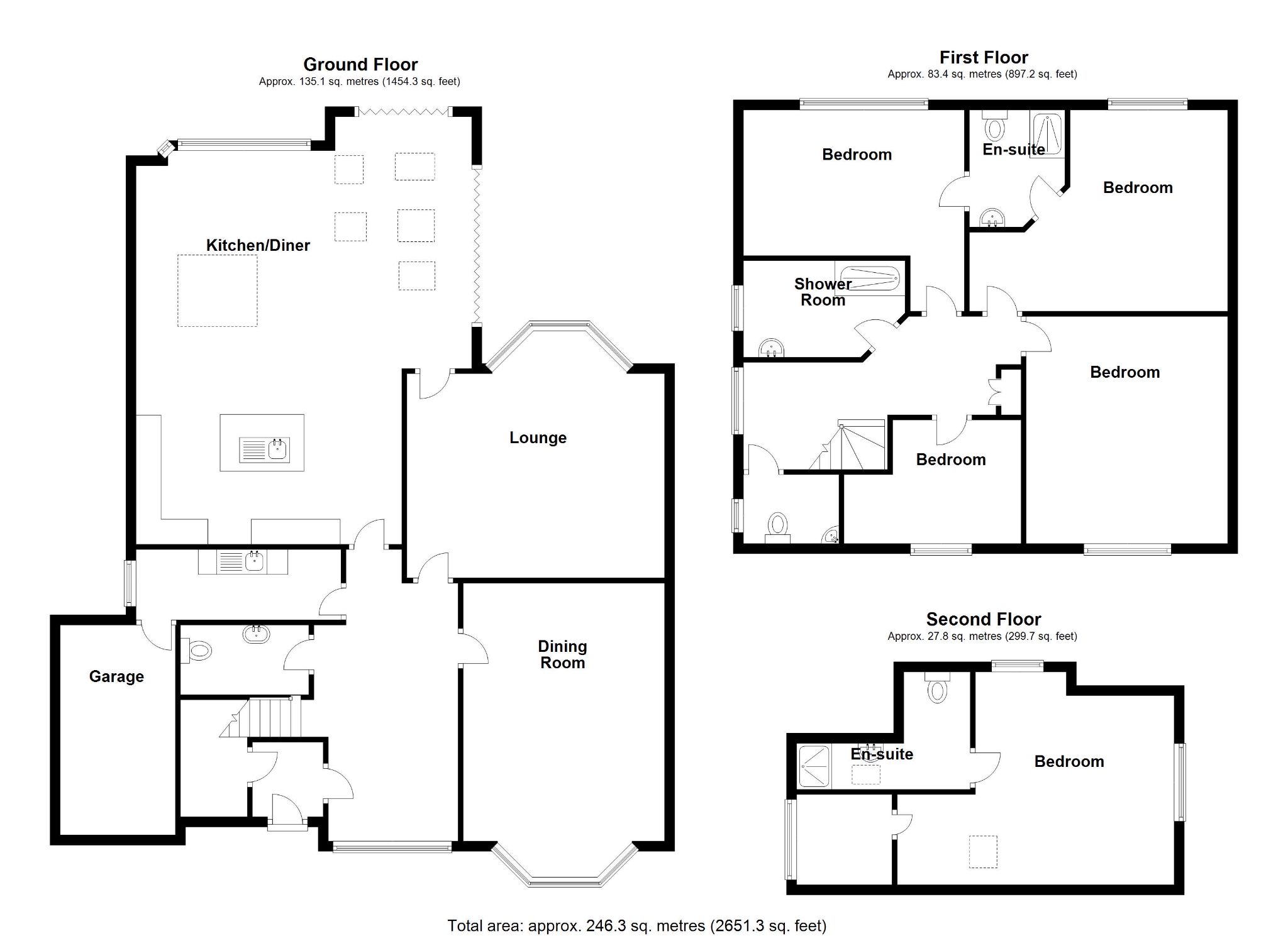 5 bedroom detached house For Sale in Solihull - Floorplan 1.