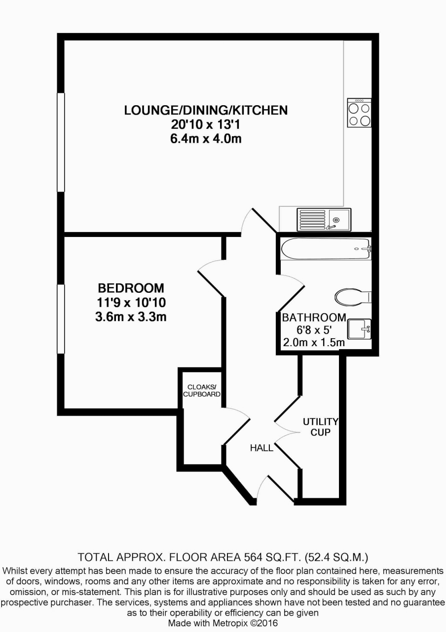 1 bedroom apartment flat/apartment For Sale in Castletown - Floorplan 1