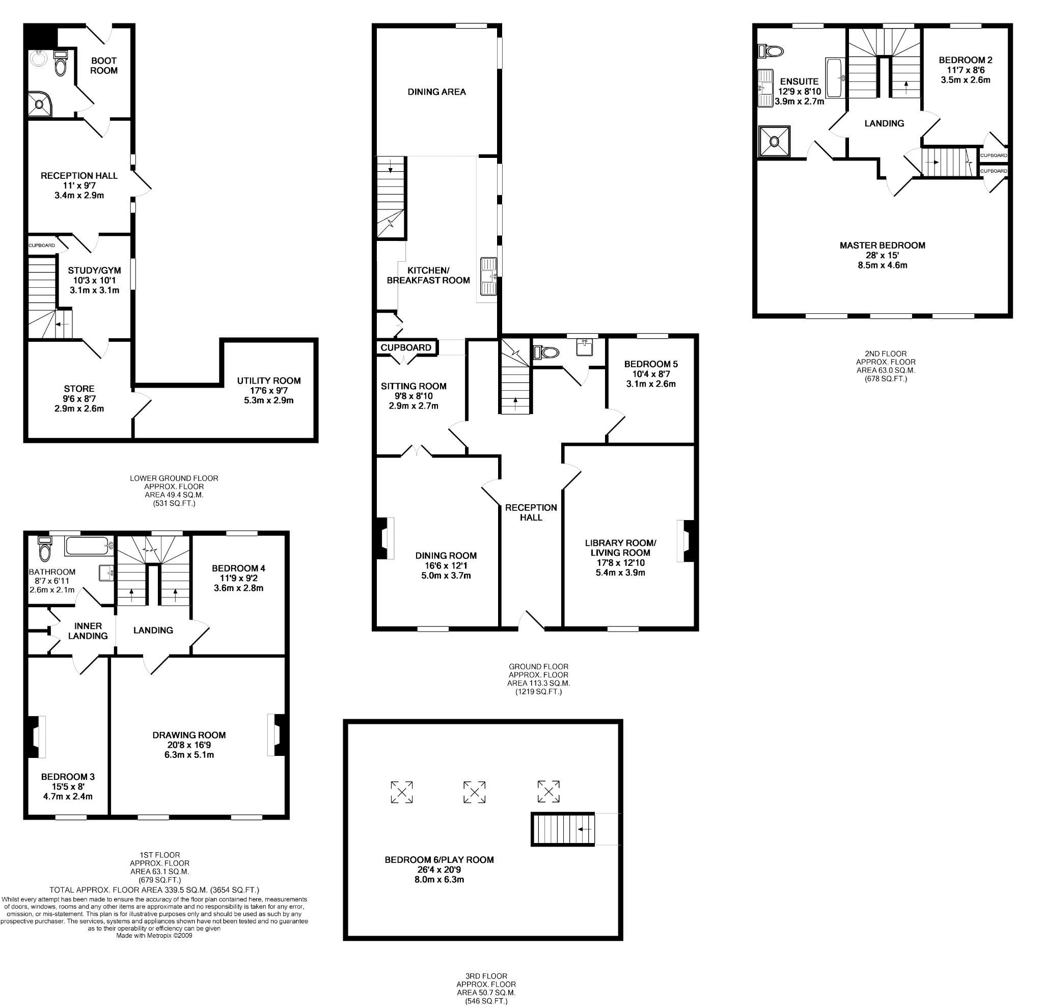 6 bedroom semi-detached house For Sale in Castletown - Floorplan 1