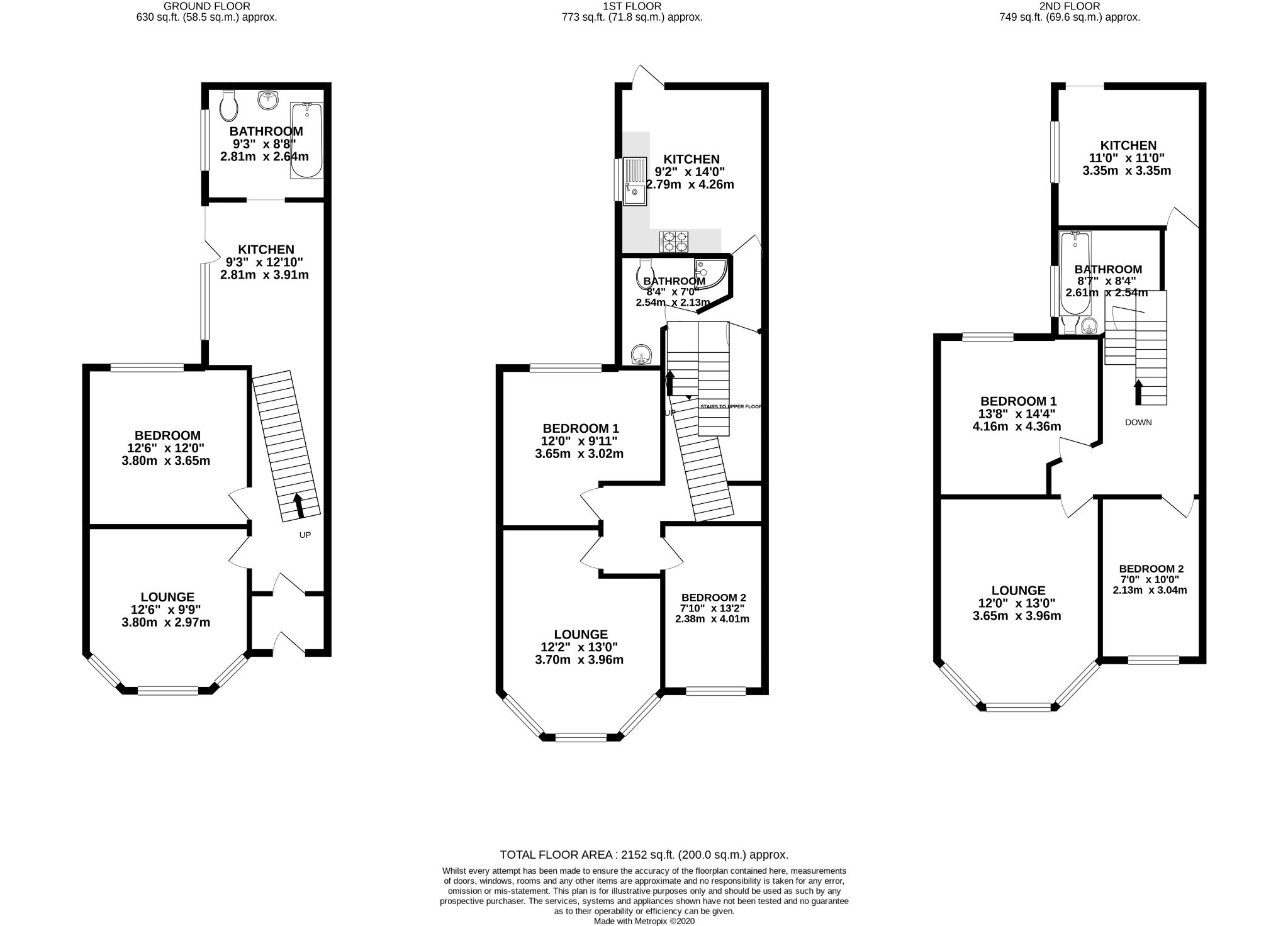 5 bedroom flat flat/apartment For Sale in Onchan - Floorplan 1