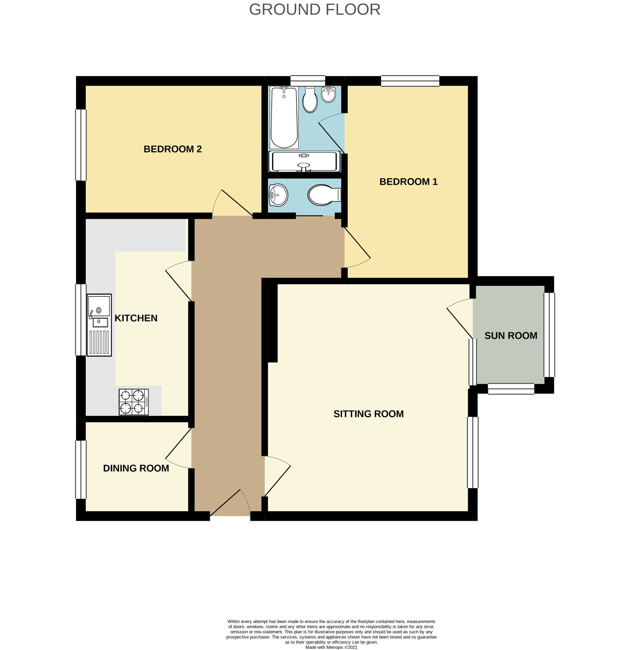 2 bedroom apartment flat/apartment For Sale in Port Erin - Floorplan 1