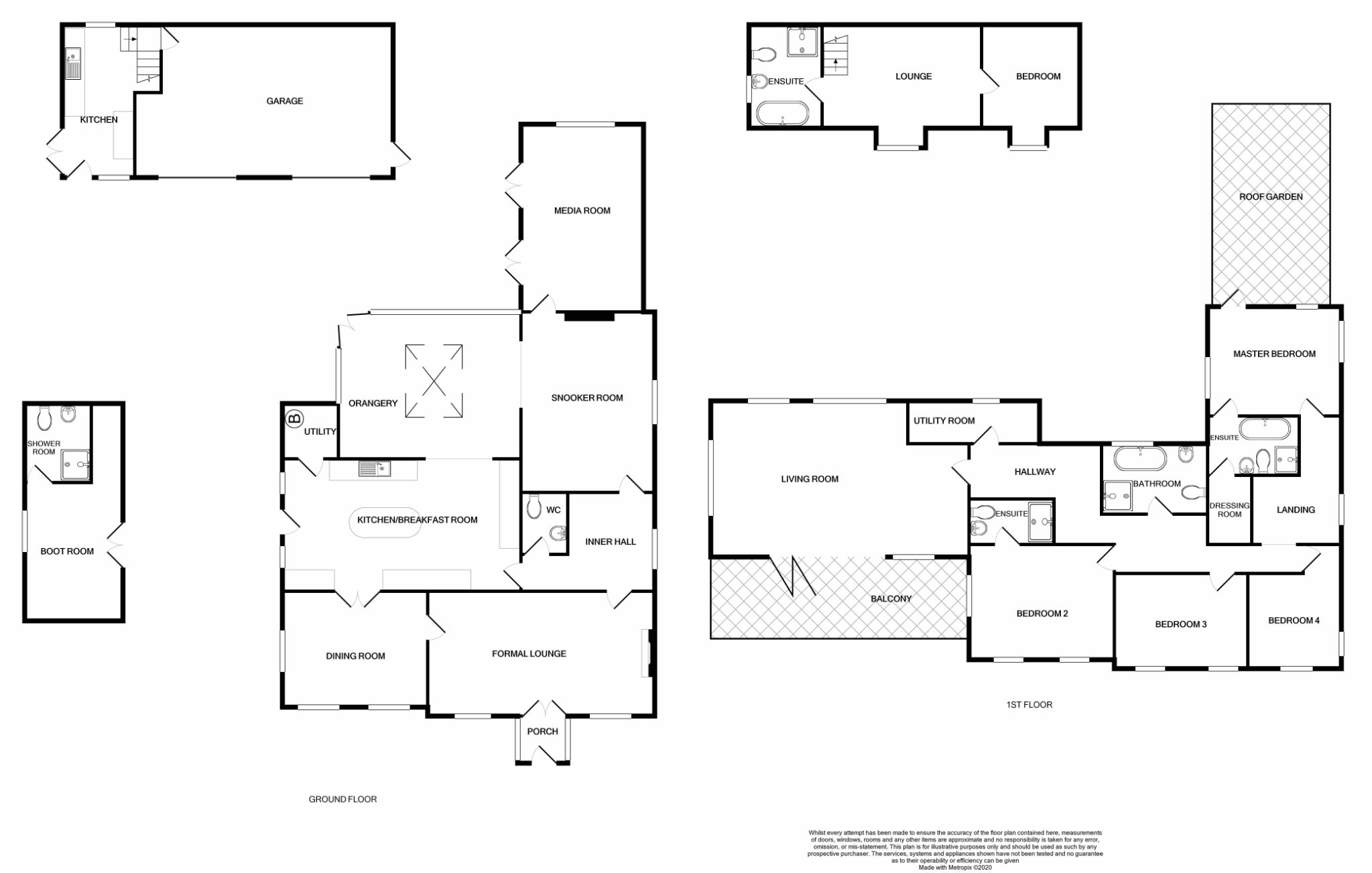 5 bedroom detached house For Sale in Ronague - Floorplan 1