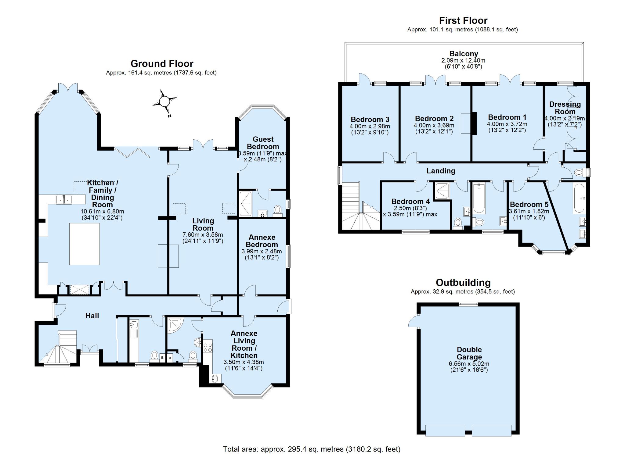 7 bedroom detached house For Sale in Sevenoaks - Floorplan 1