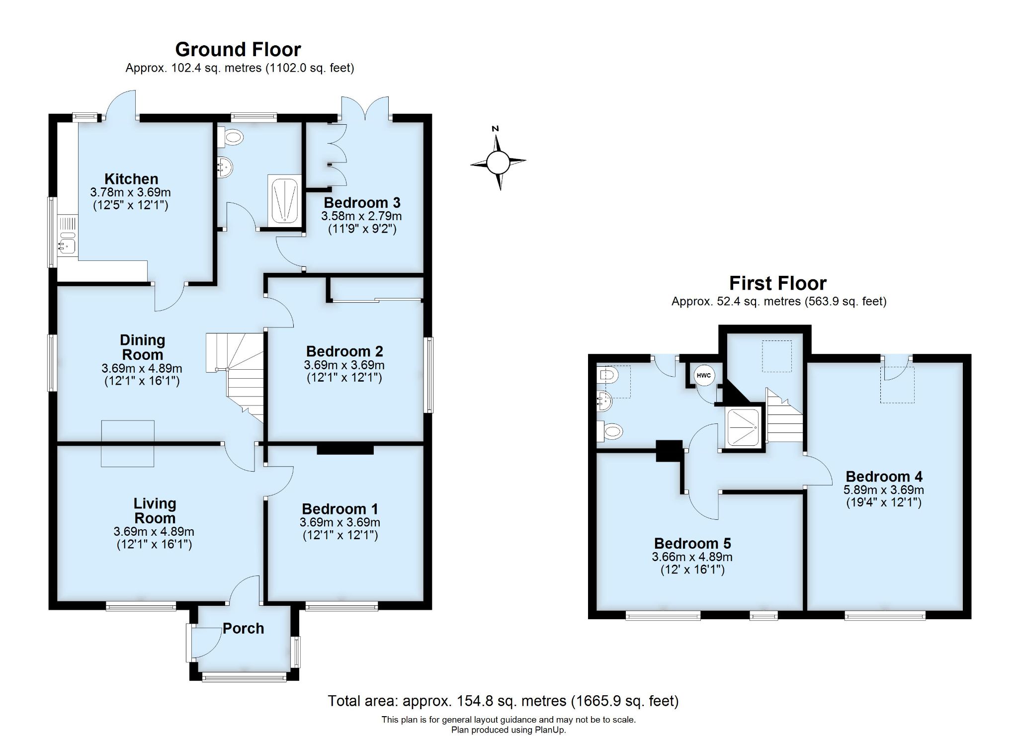 5 bedroom detached house For Sale in Sevenoaks - Floorplan 1