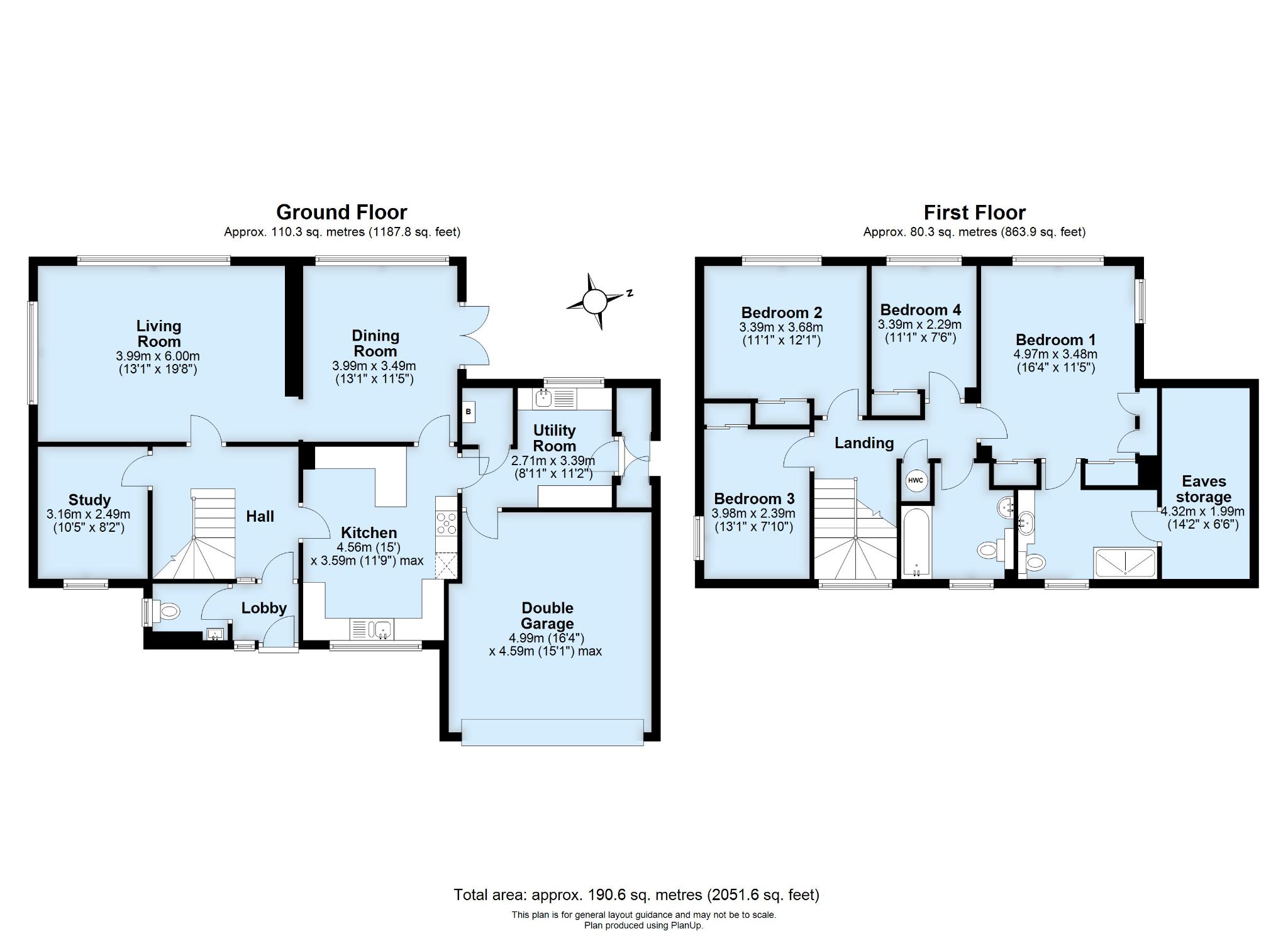 4 bedroom detached house For Sale in Sevenoaks - Floorplan 1