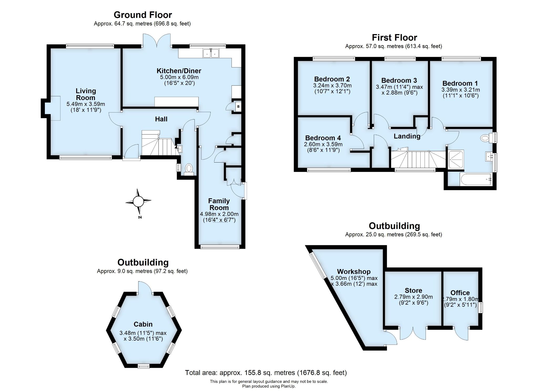 4 bedroom detached house For Sale in Sevenoaks - Floorplan 1